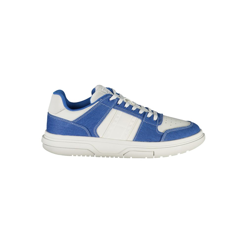 Baskets pour hommes Tommy Hilfiger en polyuréthane blanc
