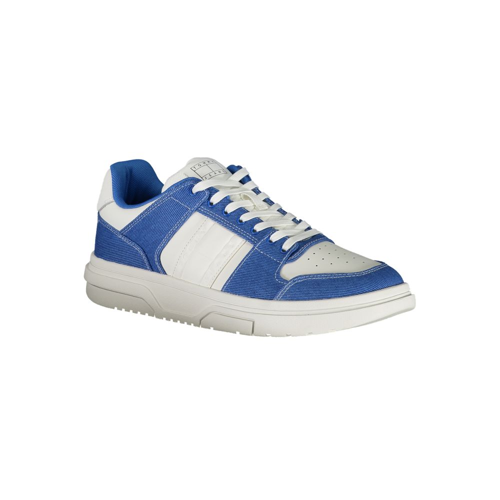 Baskets pour hommes Tommy Hilfiger en polyuréthane blanc