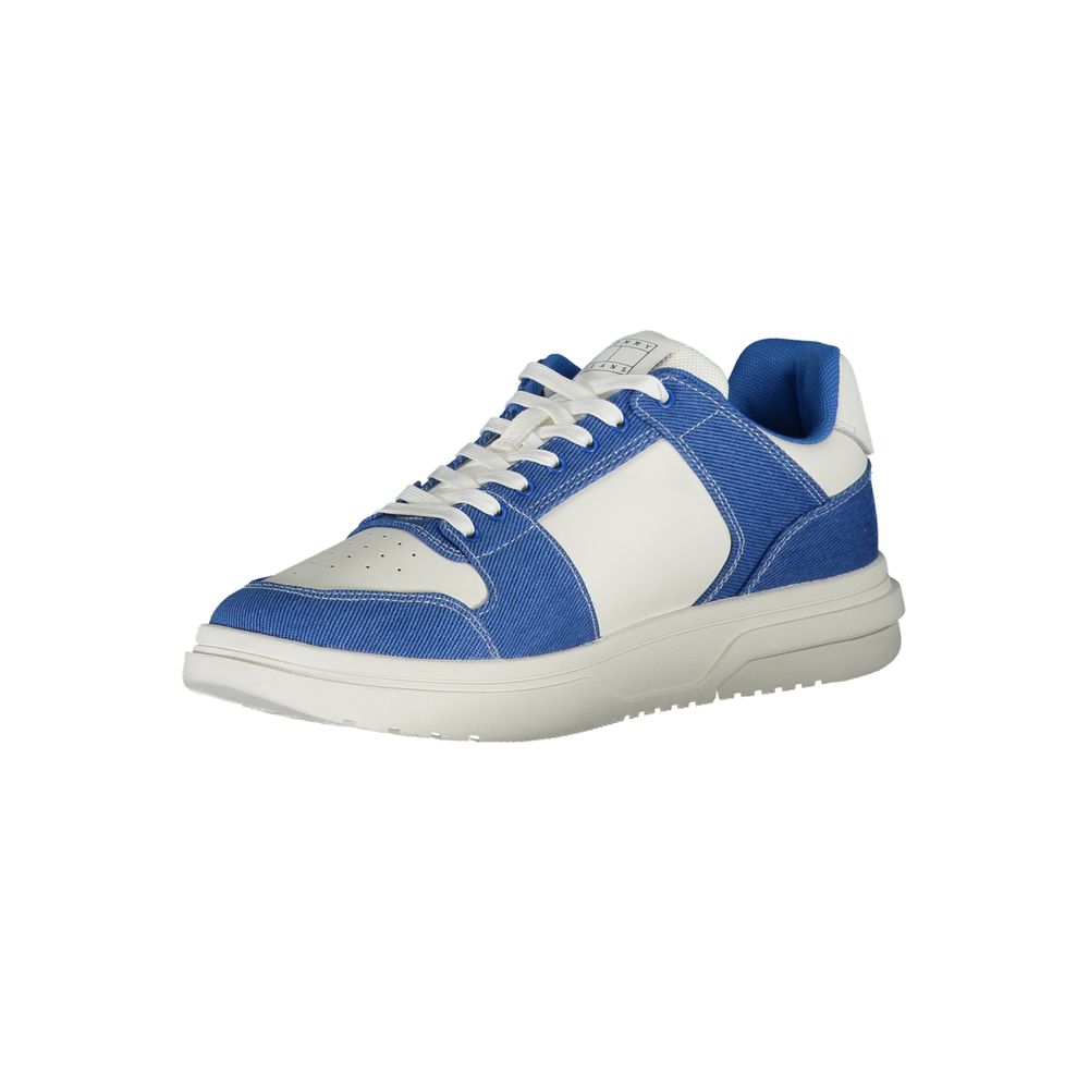 Baskets pour hommes Tommy Hilfiger en polyuréthane blanc