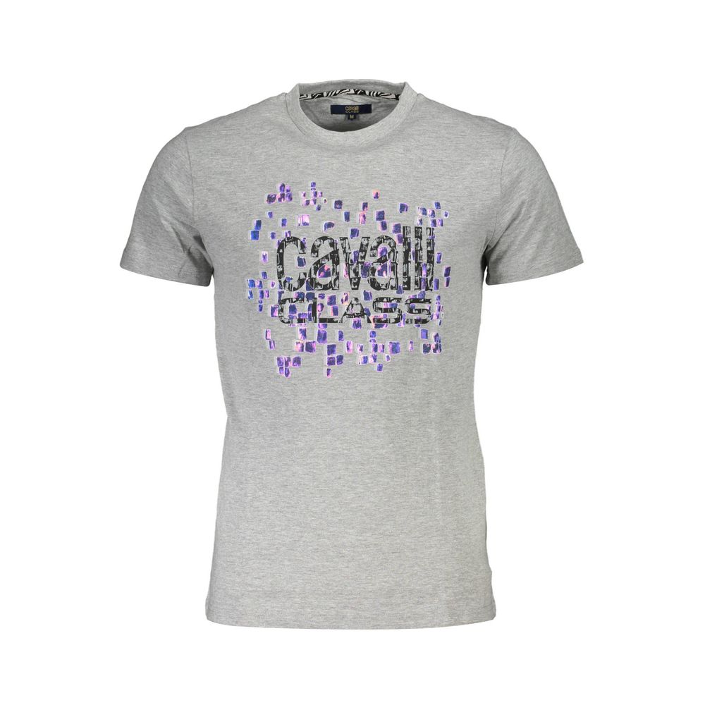 T-shirt homme Cavalli Class en coton marron