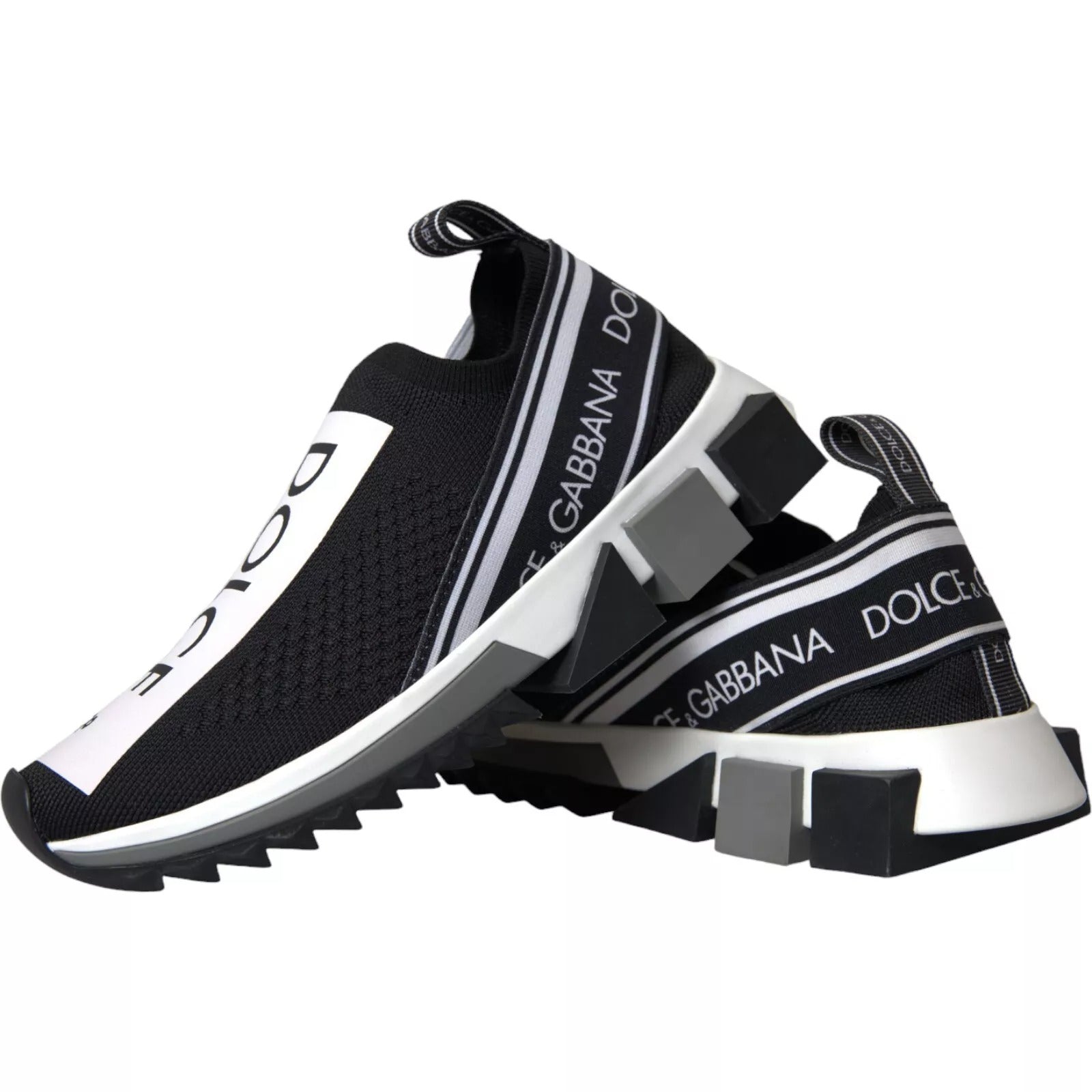 Dolce & Gabbana Black Low Top Sneakers for Men detail view