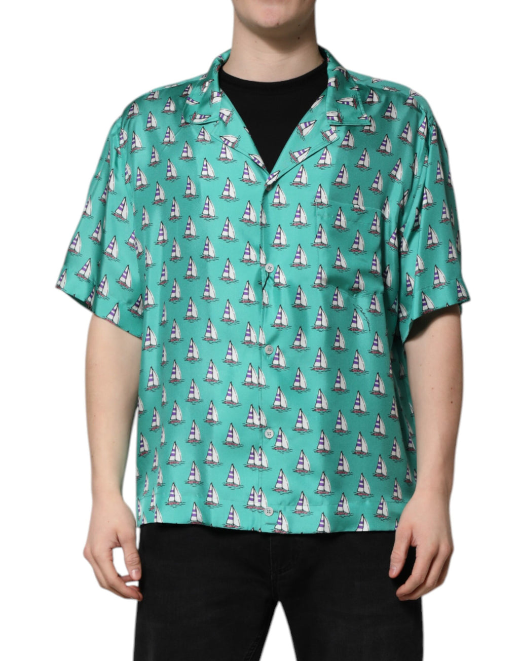 Dolce & Gabbana Green Shortsleeve for Men alternate view