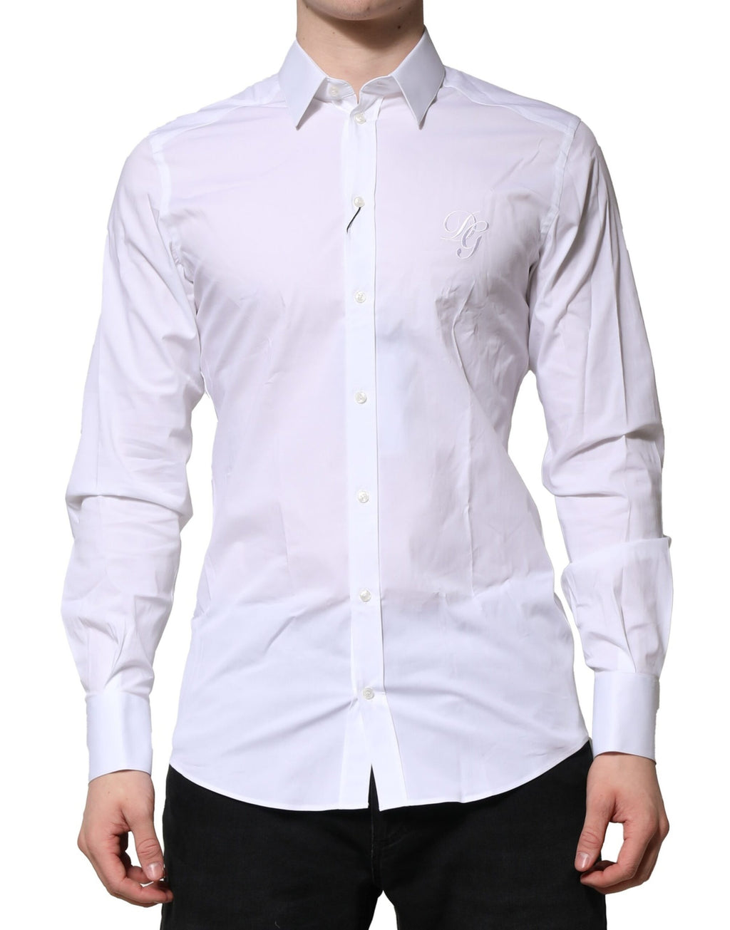 Dolce & Gabbana White Dress Shirt for Men