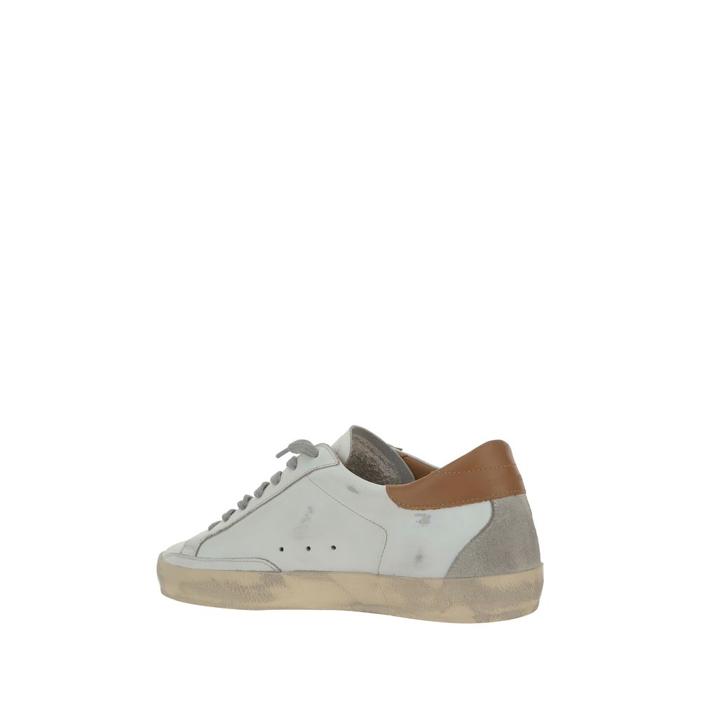 Golden Goose White Low Top Sneakers for Men detail view