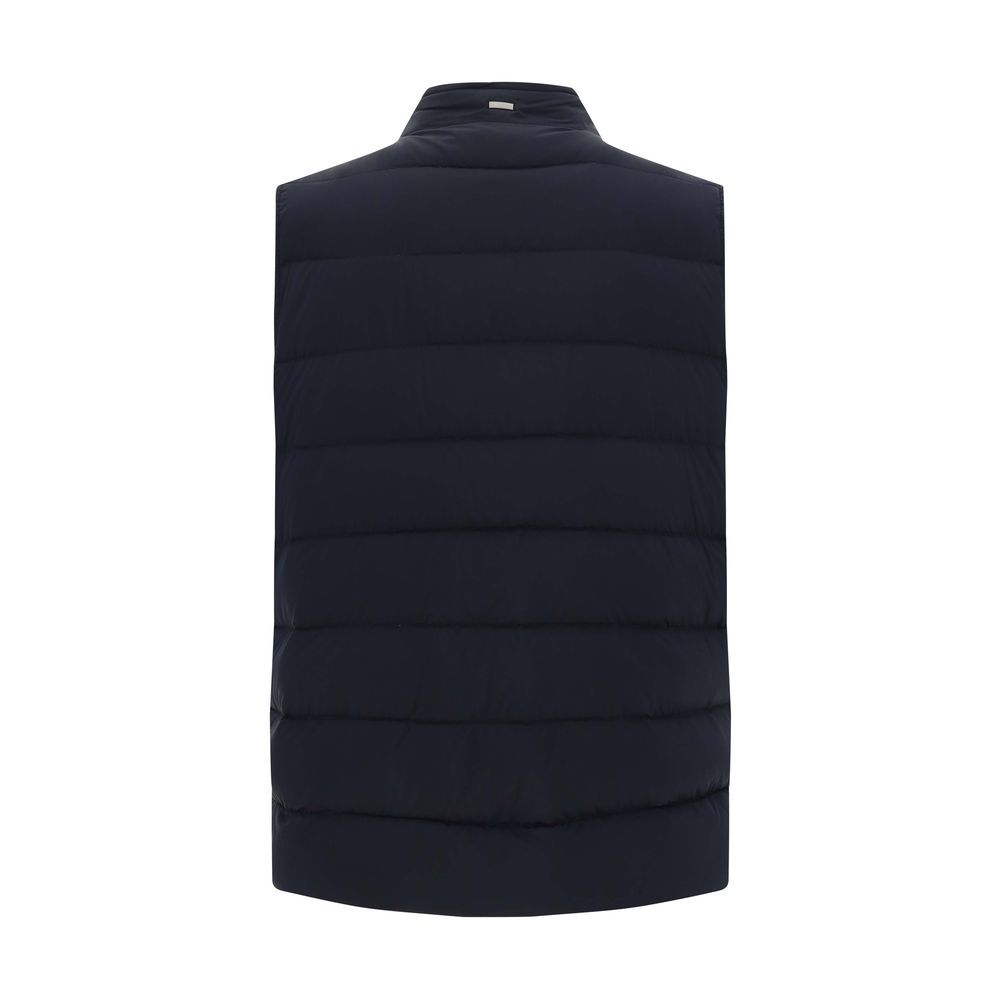 Herno Black Polyamide Sleveless Jacket