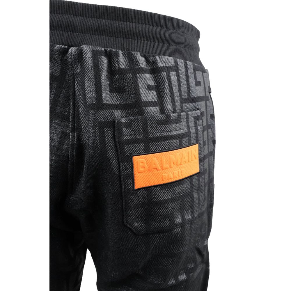 Balmain – Schwarze Jeans und Hose aus Baumwolle