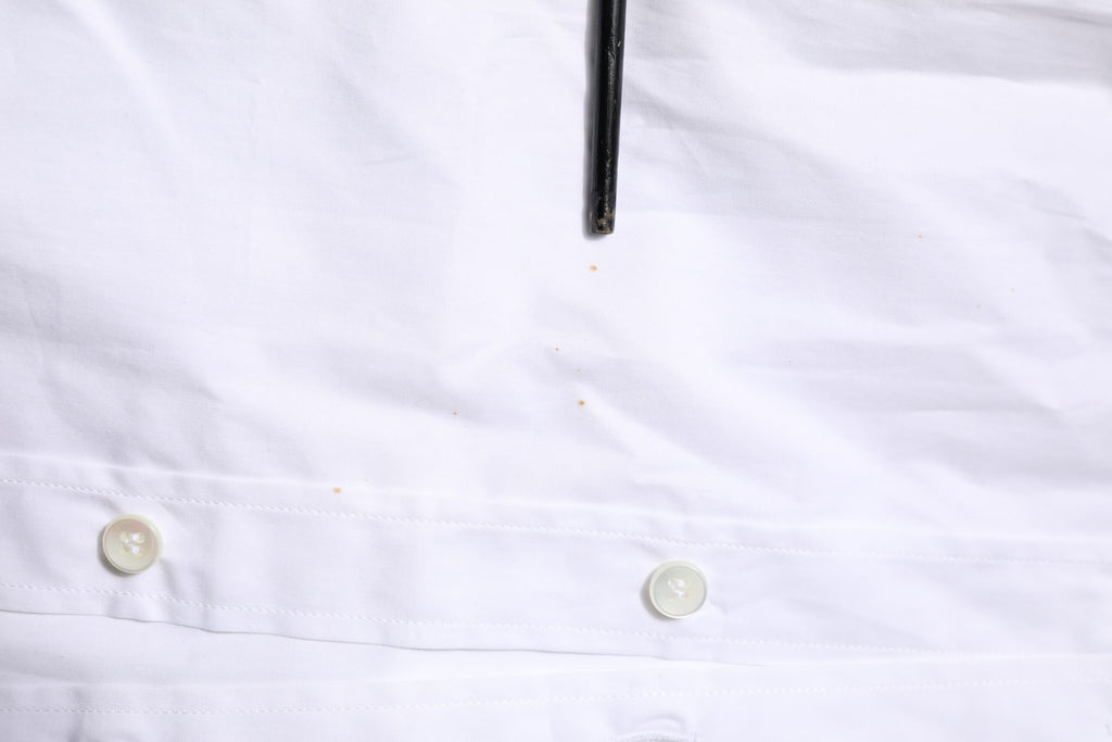 Chemise Habillée Manches Longues Dolce & Gabbana GOLD en Coton Blanc