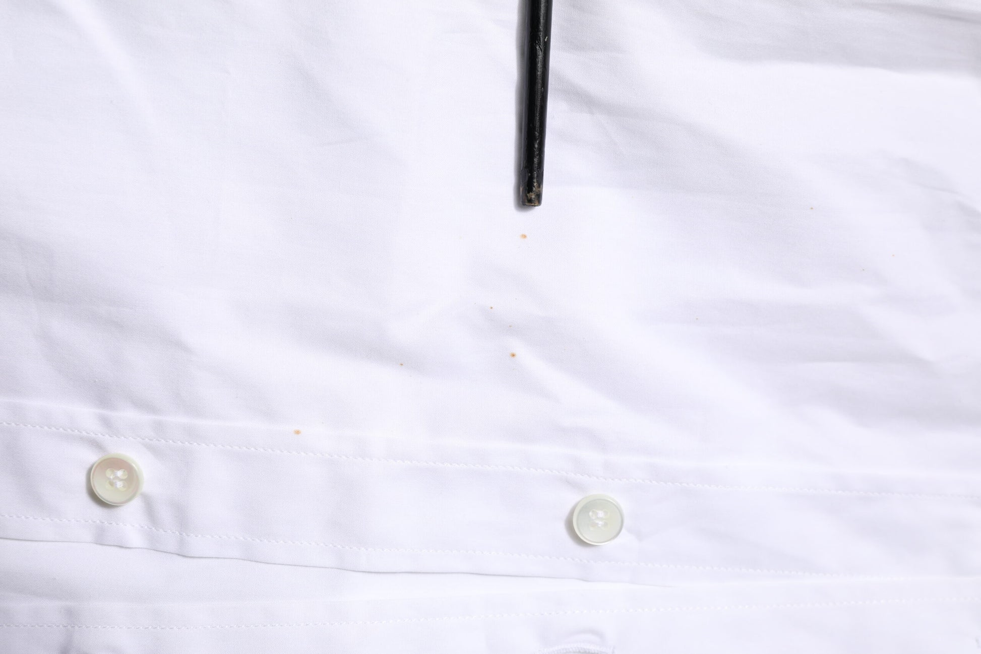 Chemise Habillée Manches Longues Dolce & Gabbana GOLD en Coton Blanc
