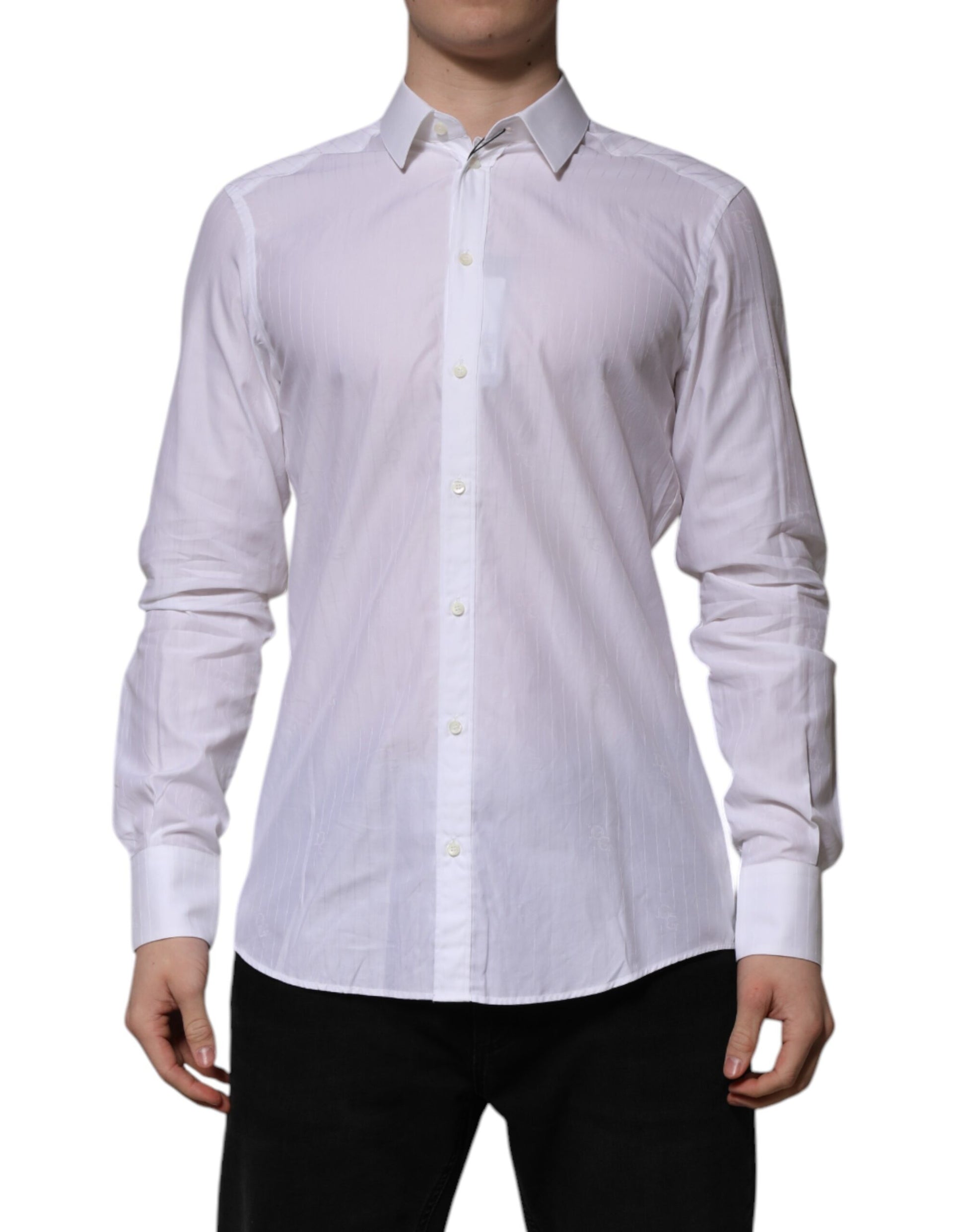 Dolce & Gabbana White Dress Shirt for Men