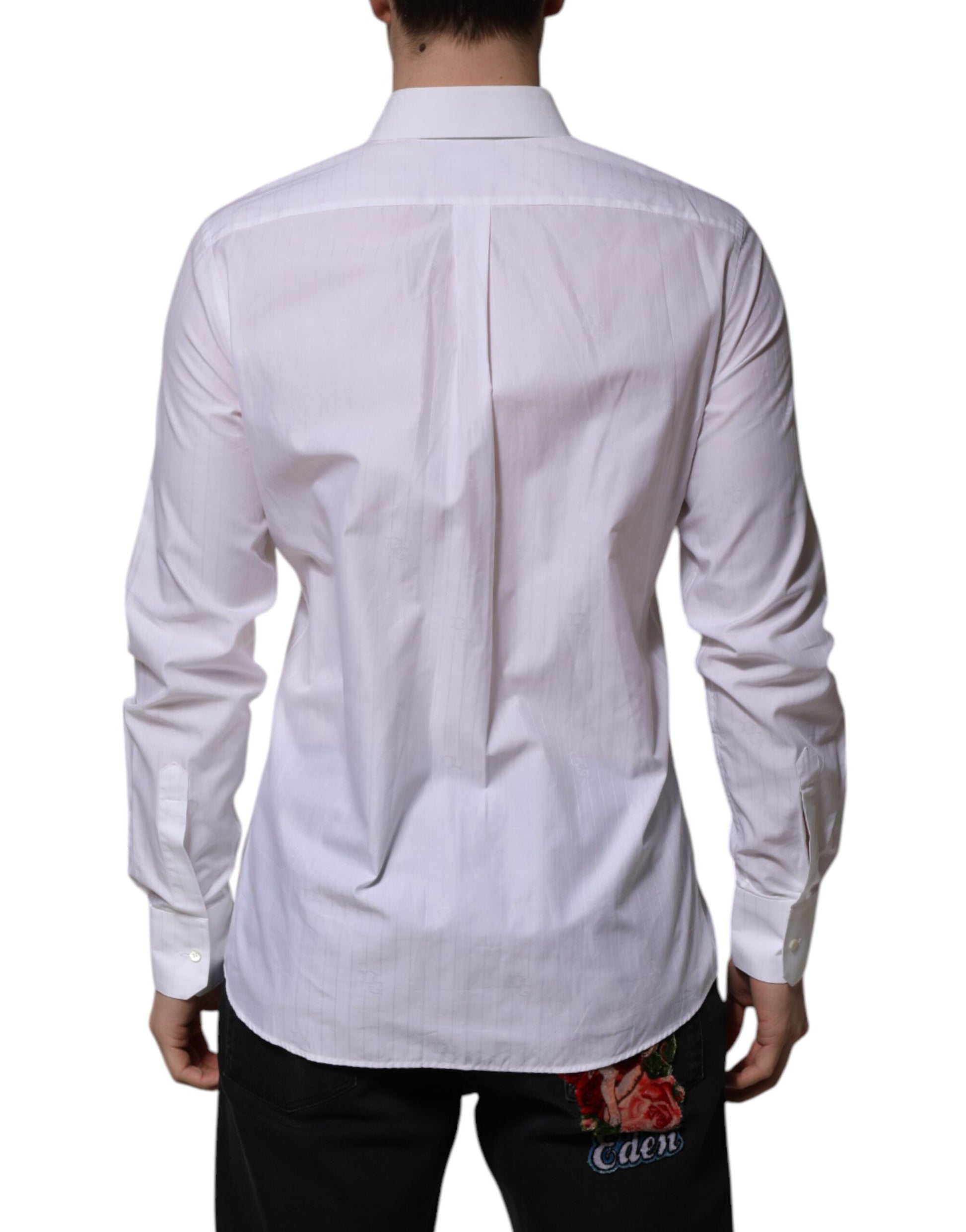 Dolce & Gabbana White Dress Shirt for Men side view