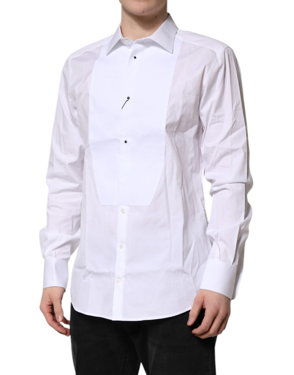 Dolce & Gabbana White Dress Shirt for Men detail view