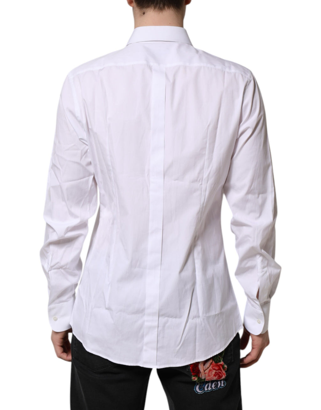 Dolce & Gabbana White Dress Shirt for Men side view