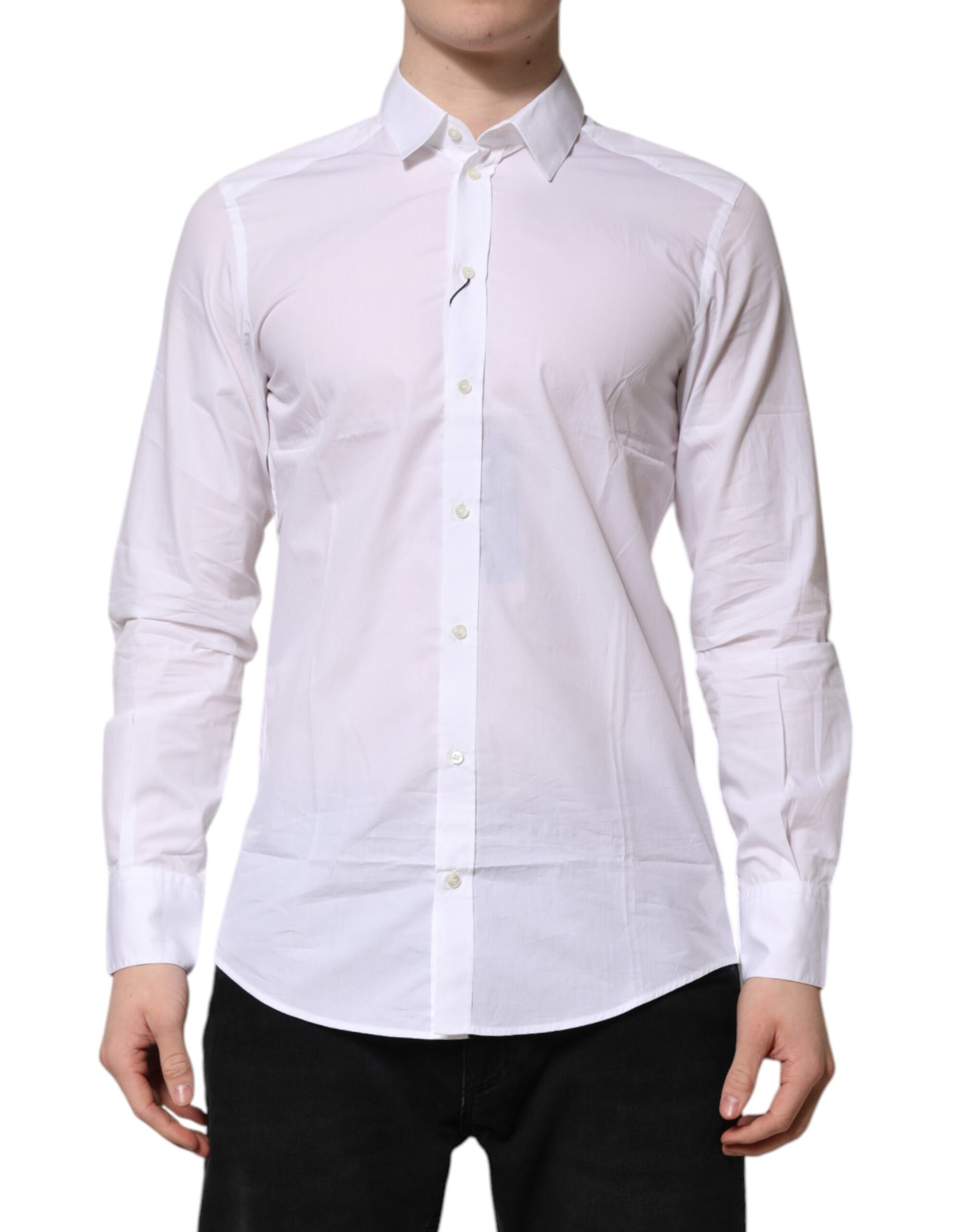 Dolce & Gabbana White Dress Shirt for Men detail view