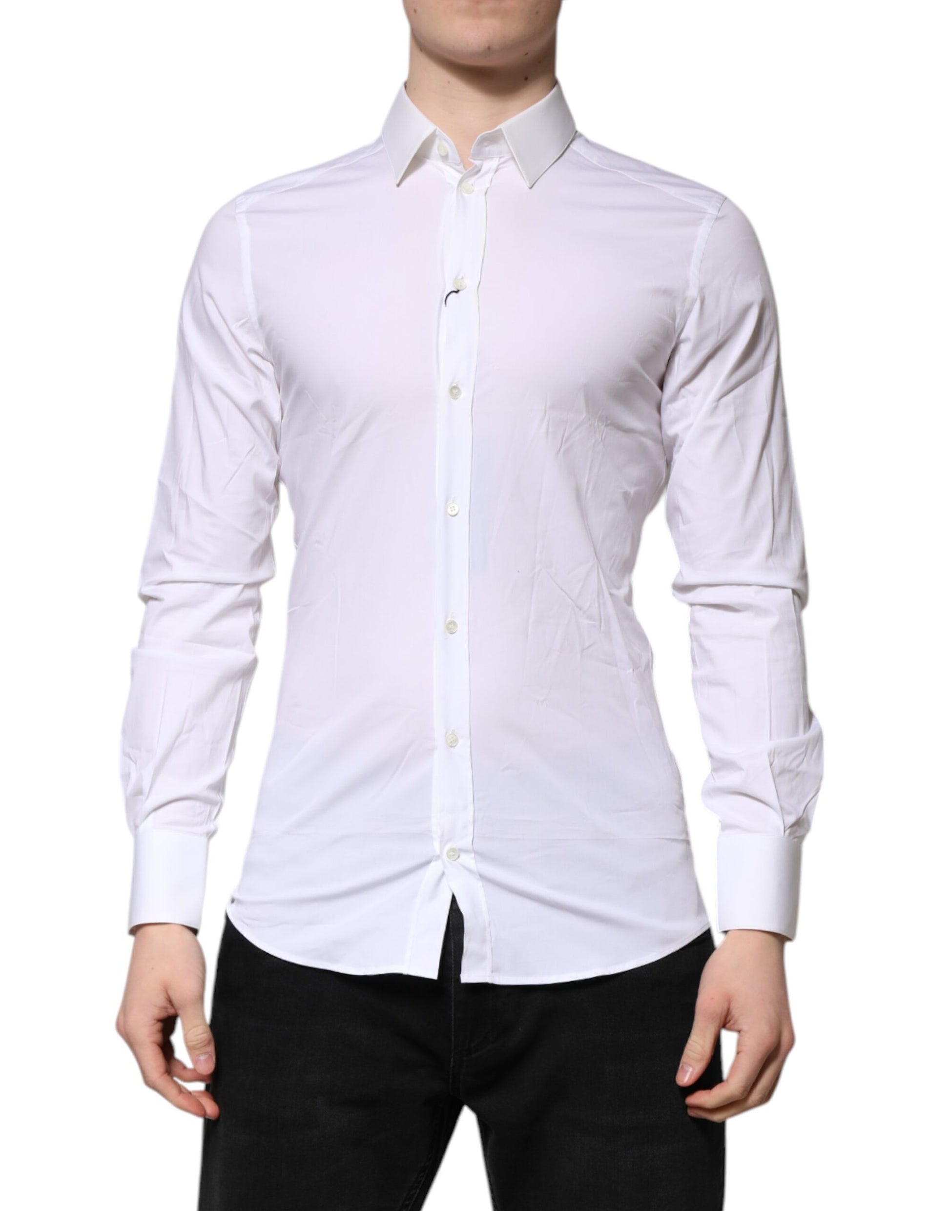 Dolce & Gabbana White Dress Shirt for Men