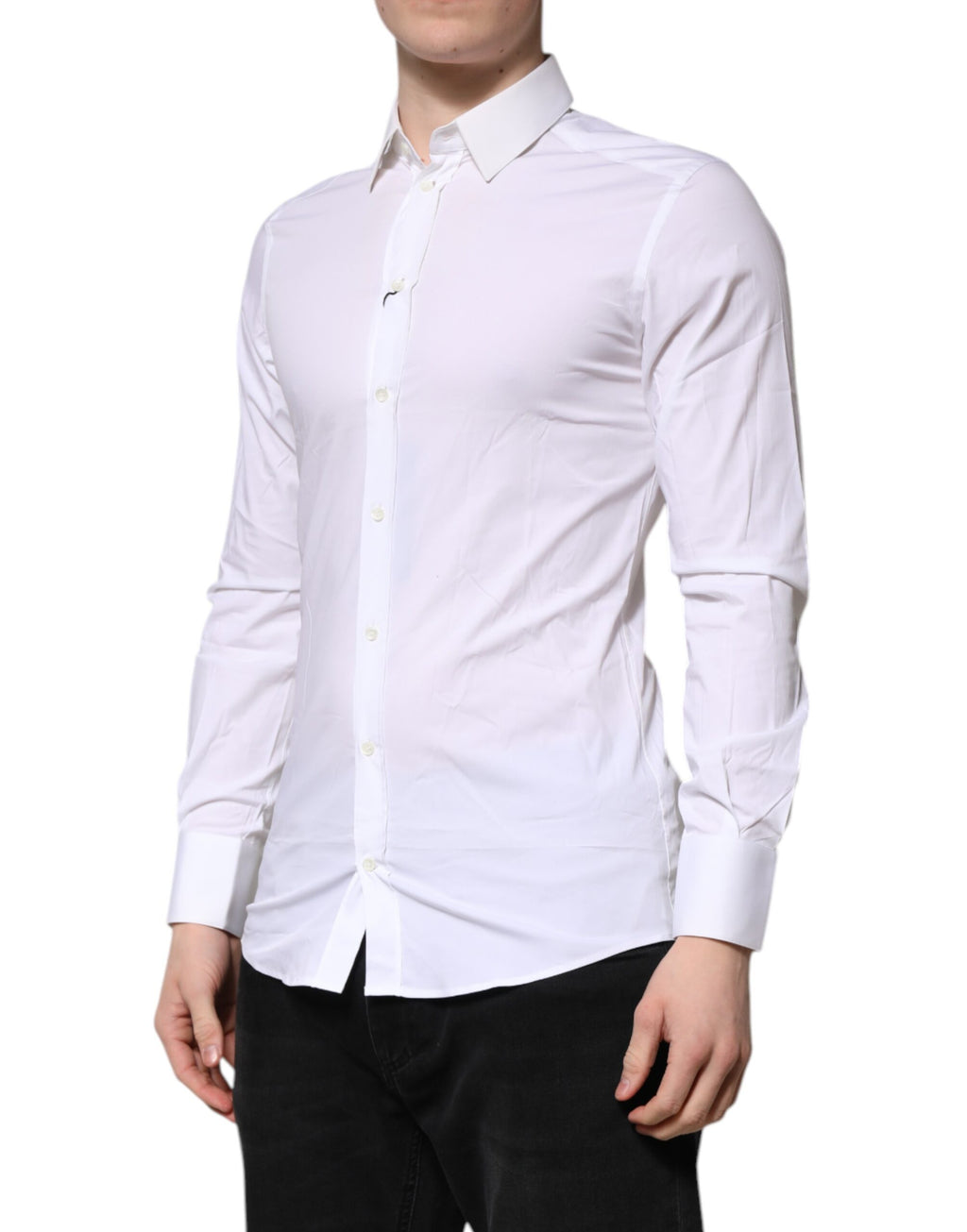 Dolce & Gabbana White Dress Shirt for Men detail view