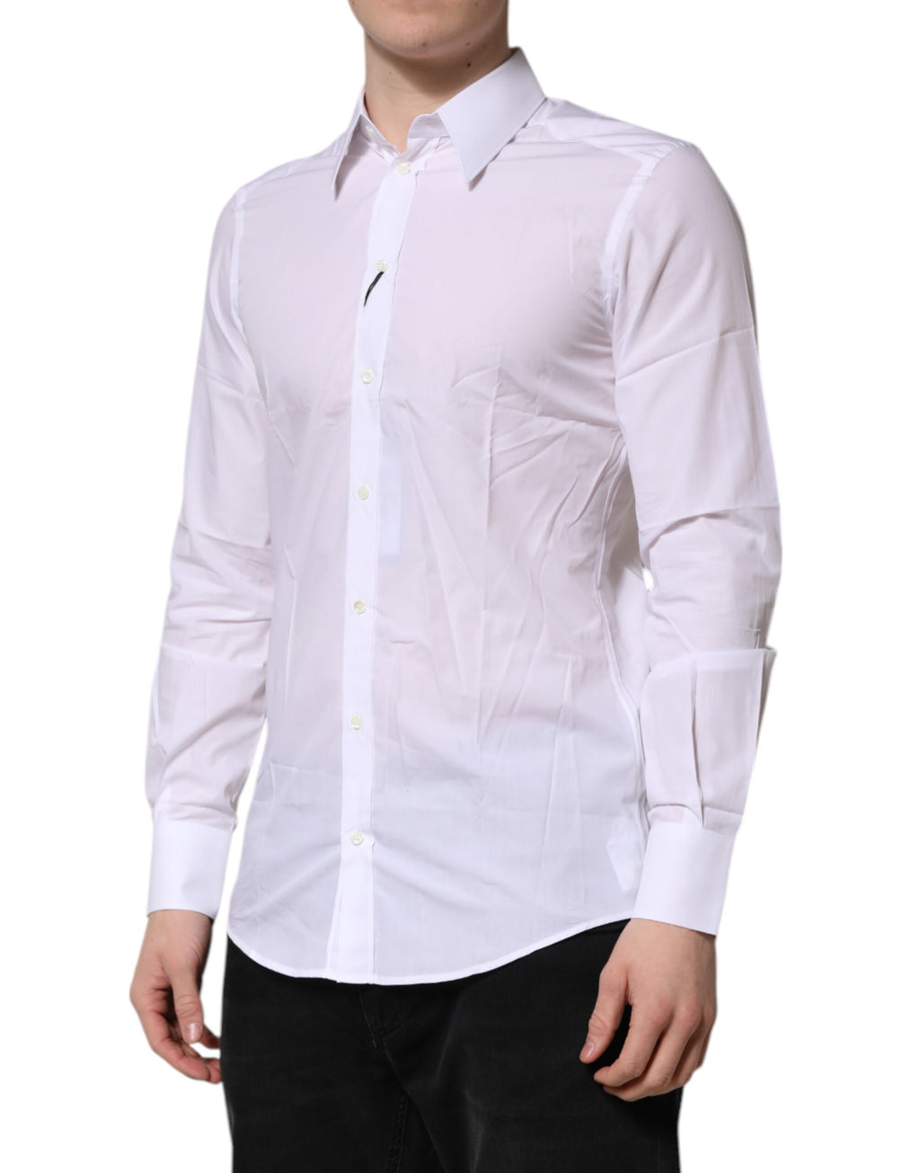 Dolce & Gabbana White Dress Shirt for Men detail view