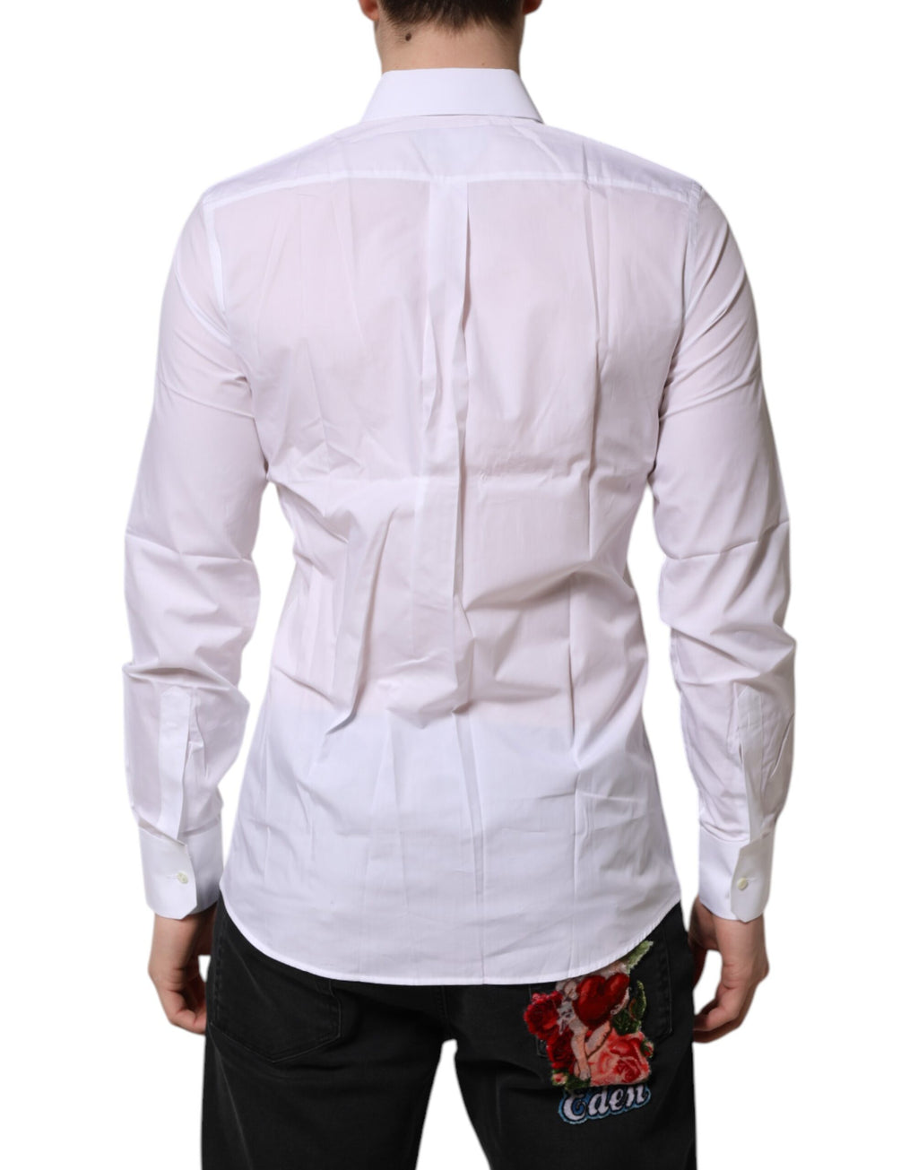 Dolce & Gabbana White Dress Shirt for Men side view