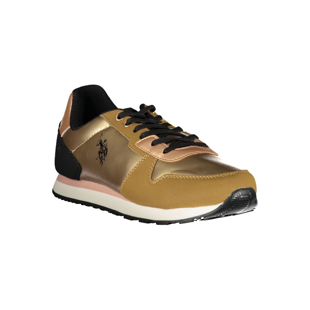 U.S. POLO ASSN. Gold Athletic Sneakers for Women alternate view