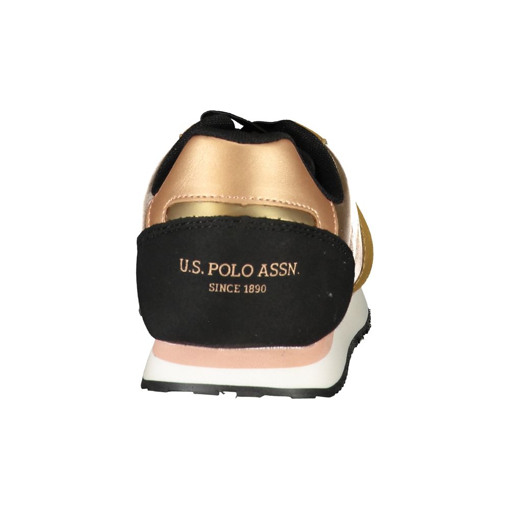 U.S. POLO ASSN. Gold Athletic Sneakers for Women detail view