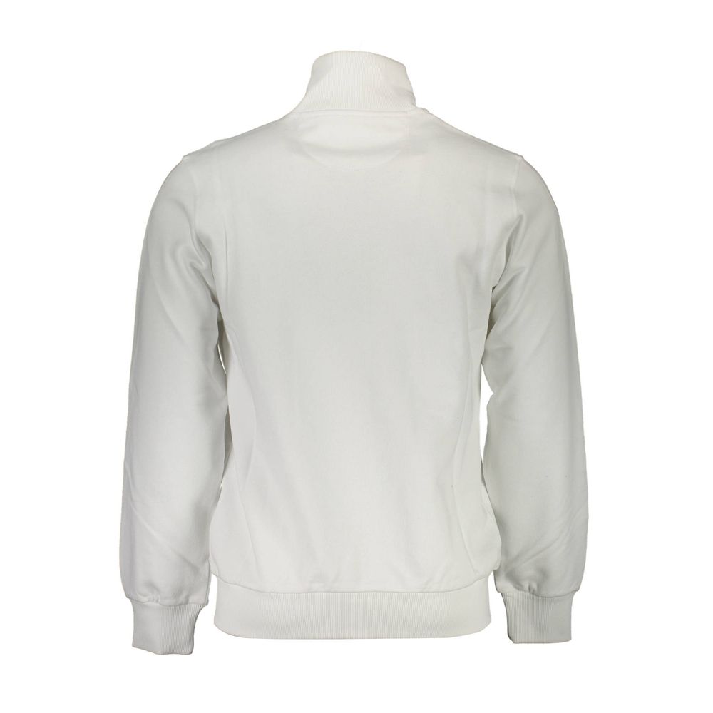 Sweat-shirt en coton blanc La Martina pour homme
