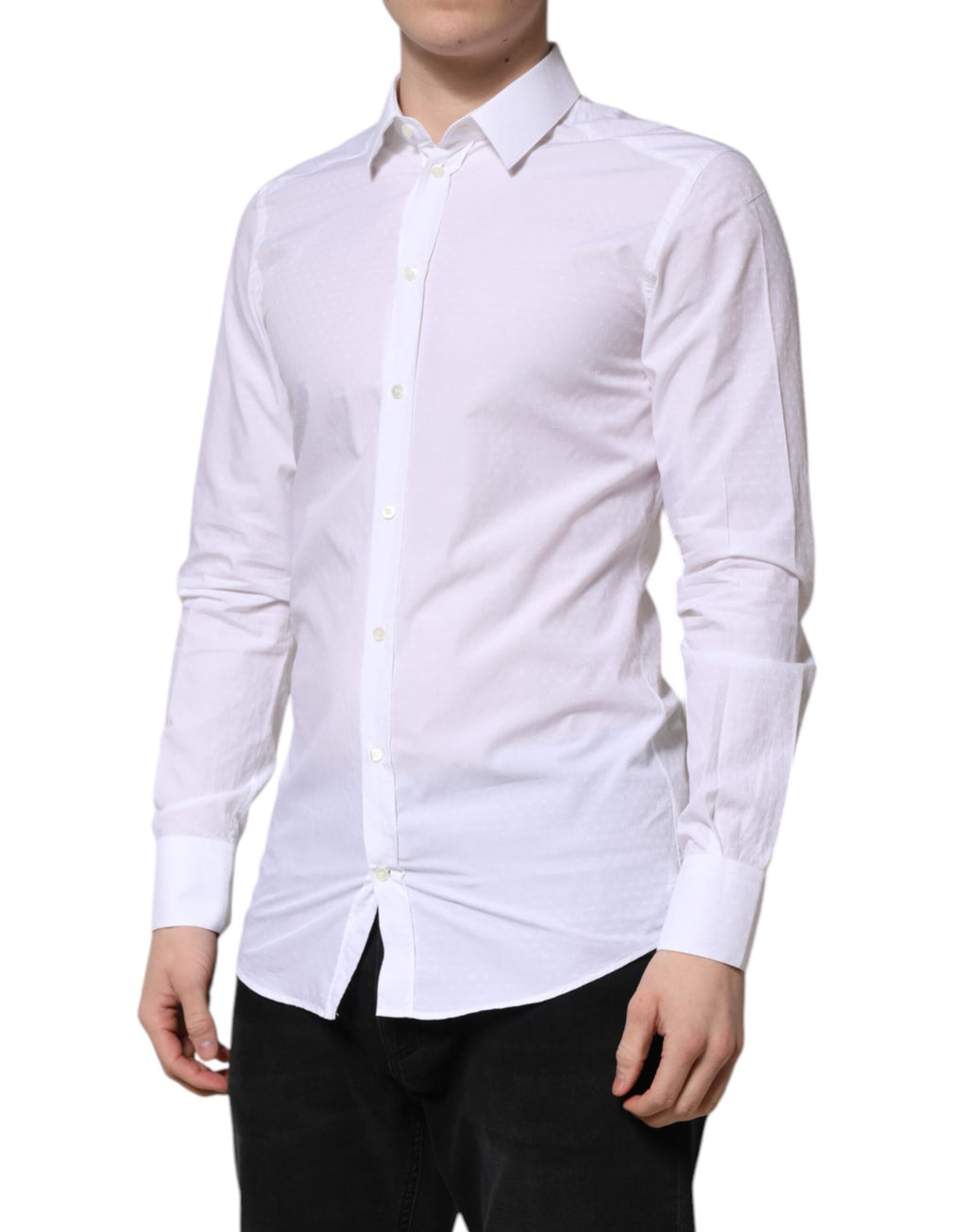 Dolce & Gabbana White Dress Shirt for Men detail view