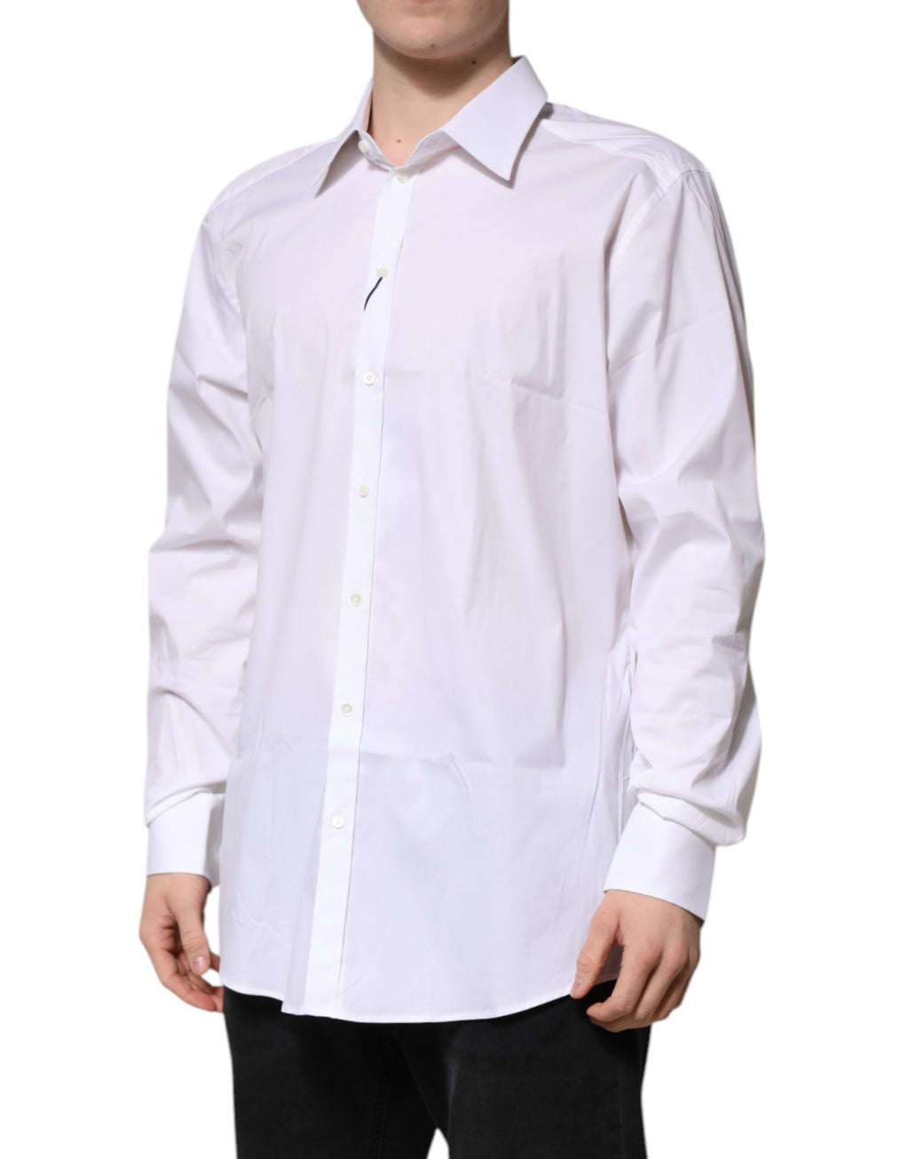 Dolce & Gabbana White Dress Shirt for Men detail view