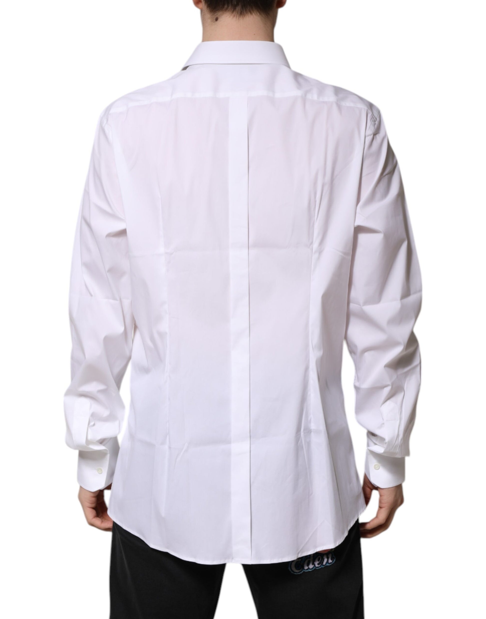 Dolce & Gabbana White Dress Shirt for Men side view