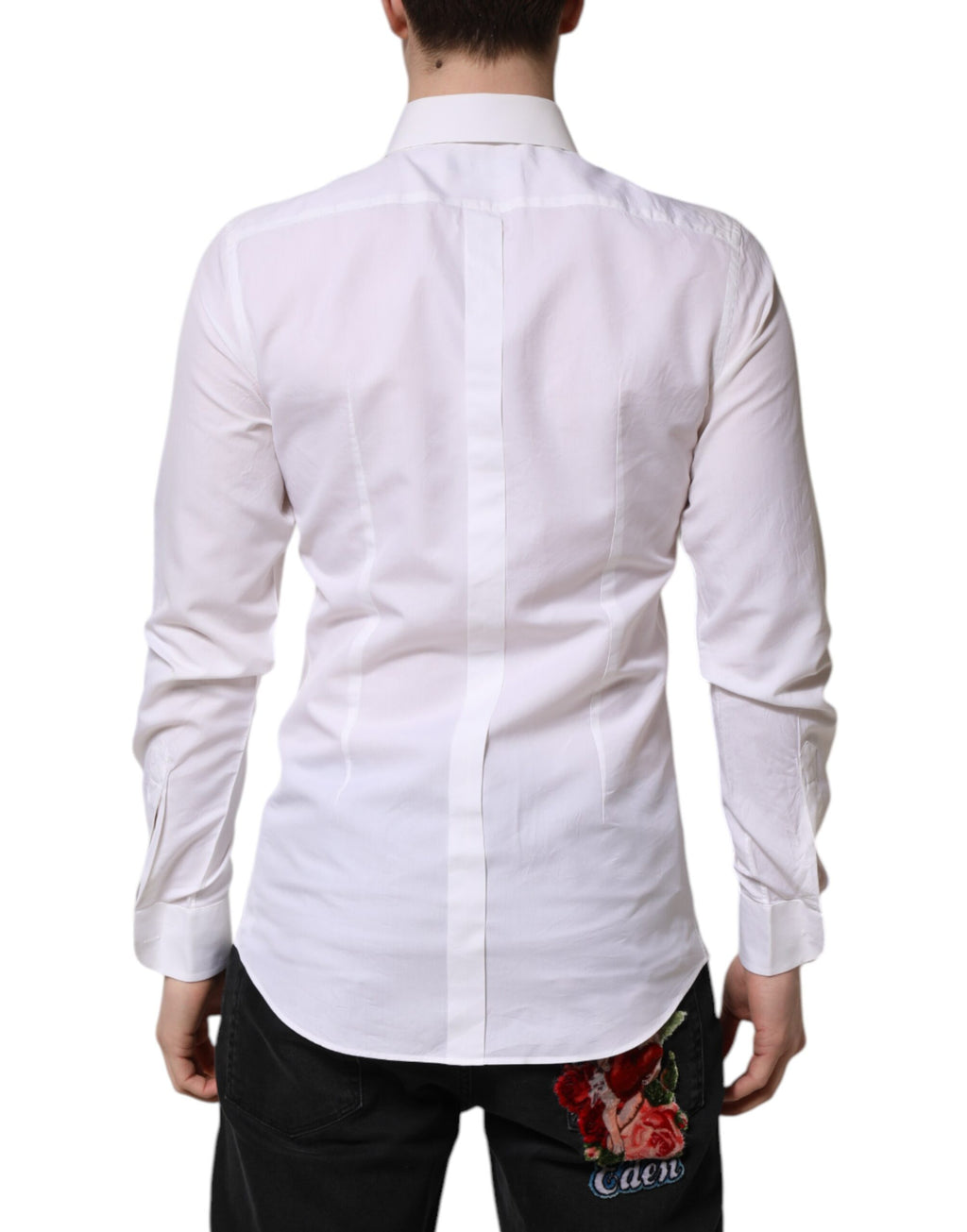 Dolce & Gabbana White Dress Shirt for Men side view