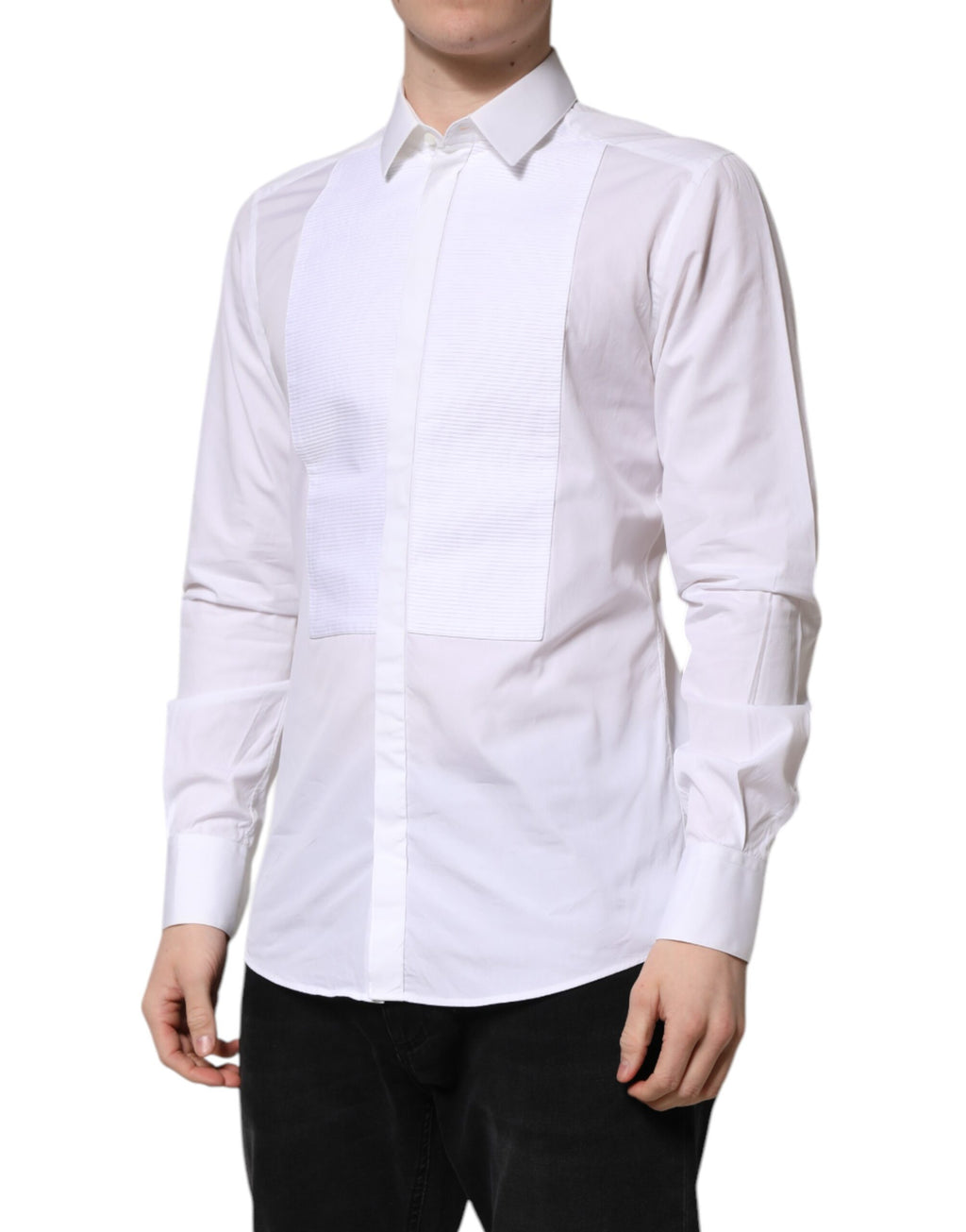 Dolce & Gabbana White Dress Shirt for Men detail view