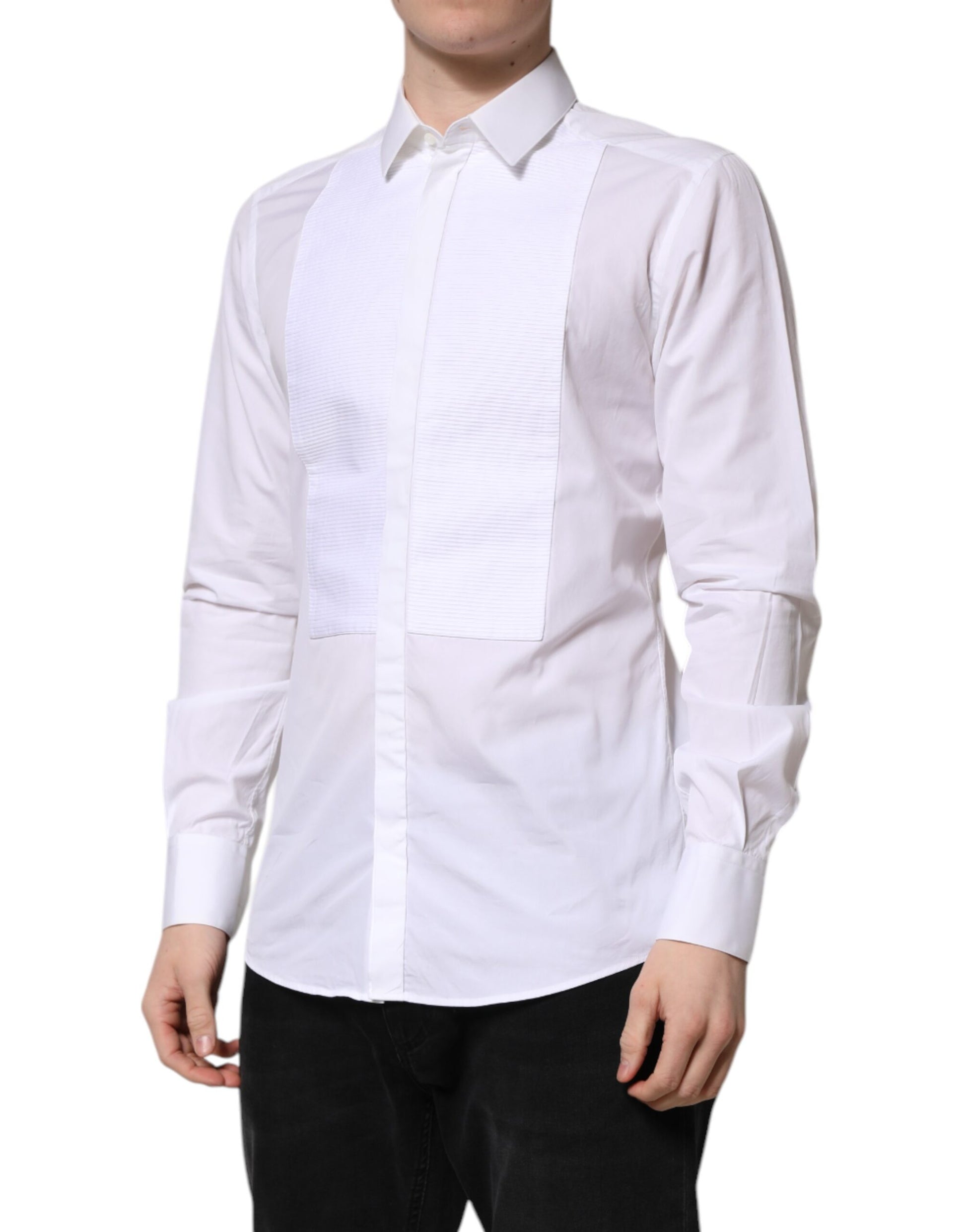 Dolce & Gabbana White Dress Shirt for Men detail view
