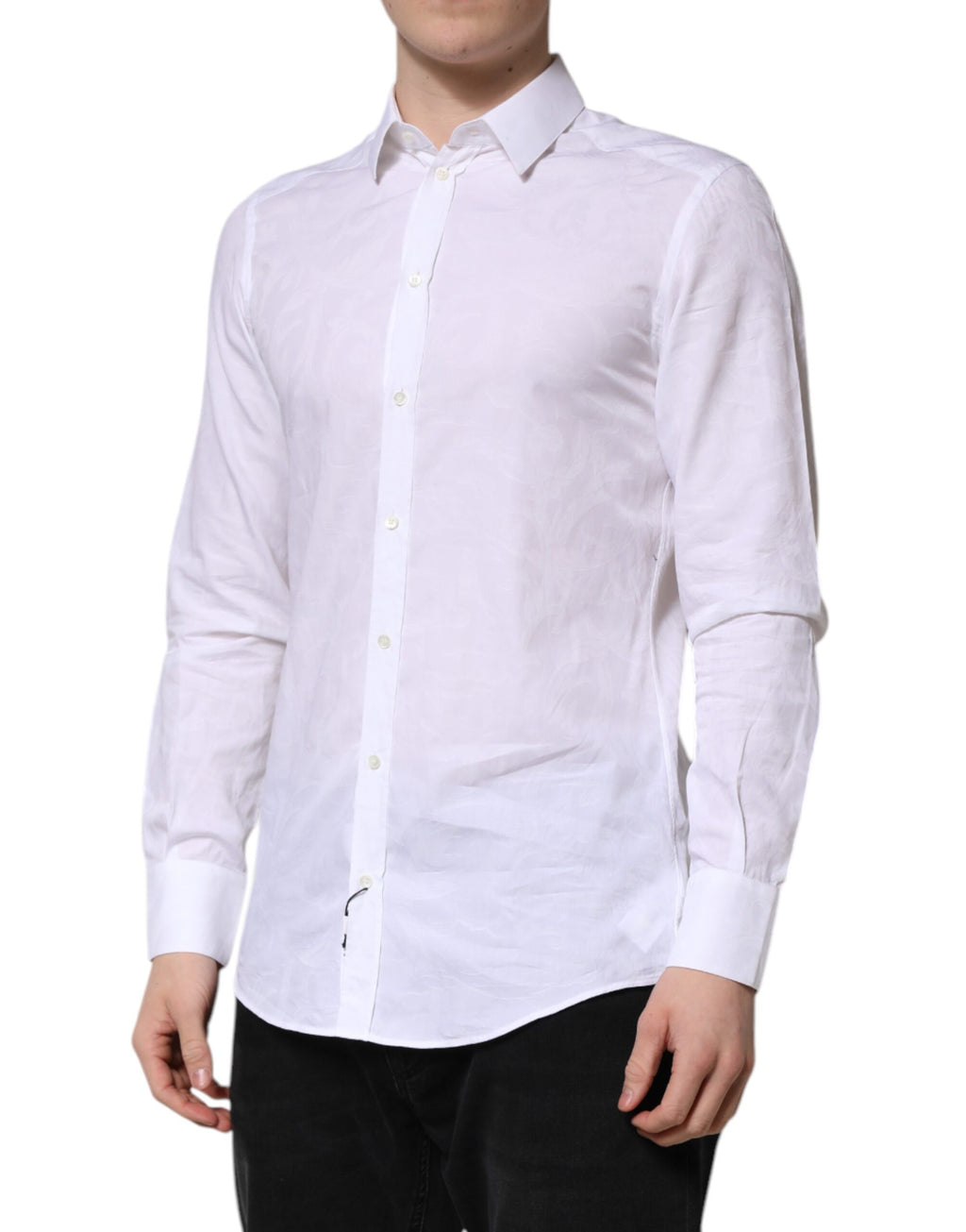 Dolce & Gabbana White Dress Shirt for Men detail view