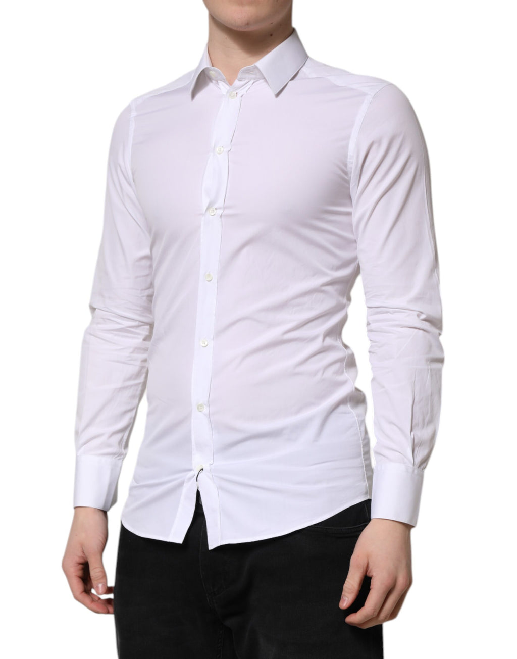 Dolce & Gabbana White Dress Shirt for Men detail view