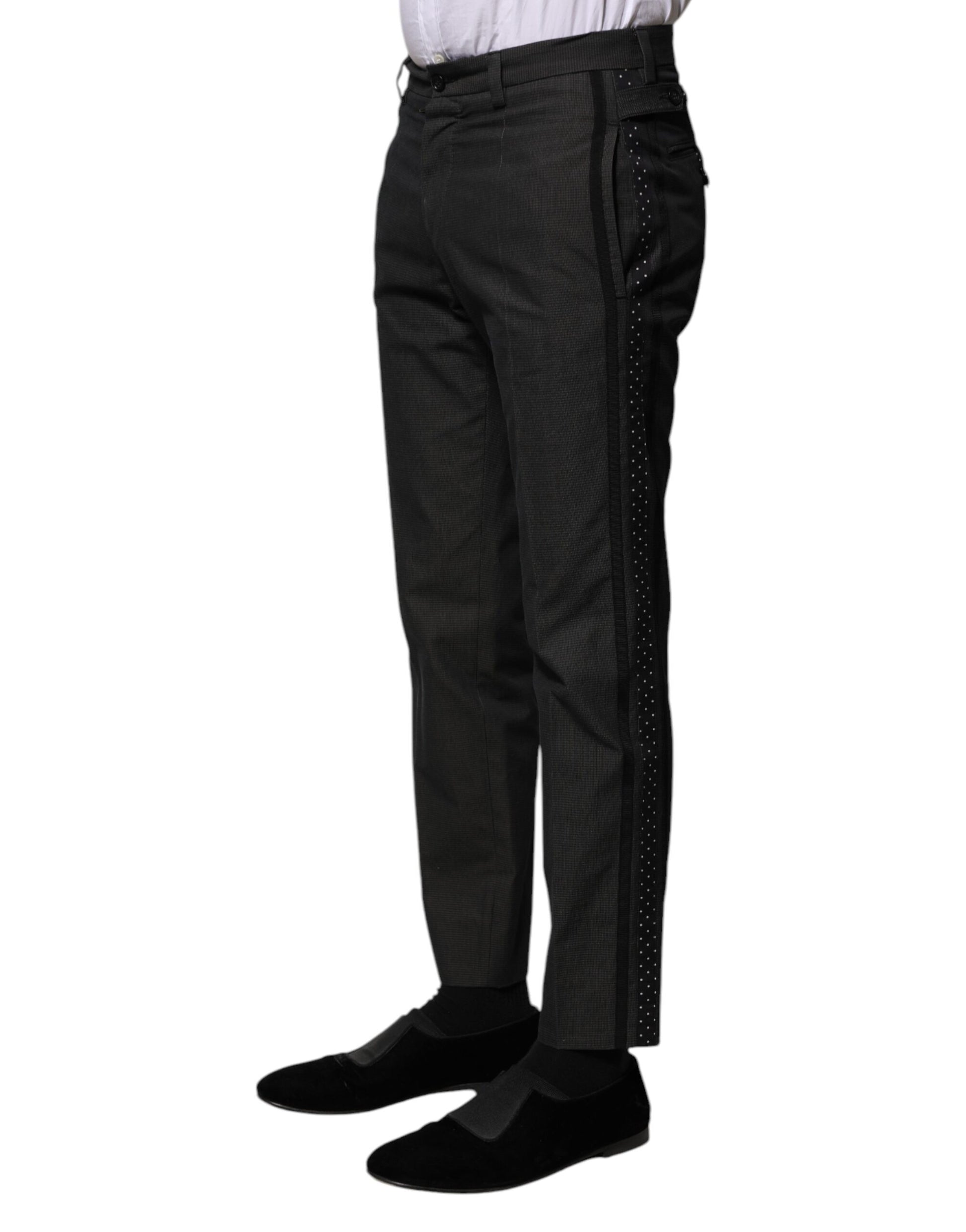 Dolce & Gabbana Grey Dress Pants for Men detail view