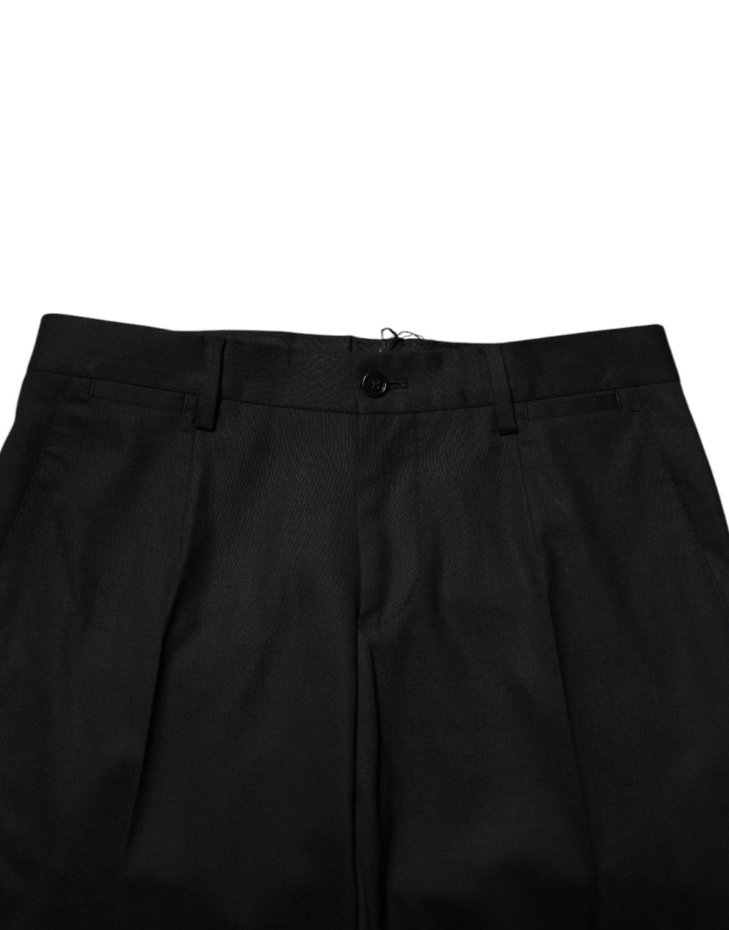 Pantalon de costume de cérémonie Dolce & Gabbana en laine noire