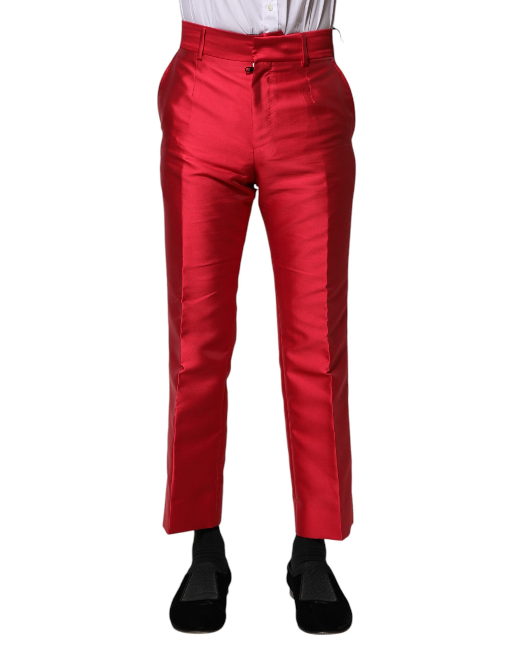 Dolce & Gabbana Red Dress Pants for Men alternate view