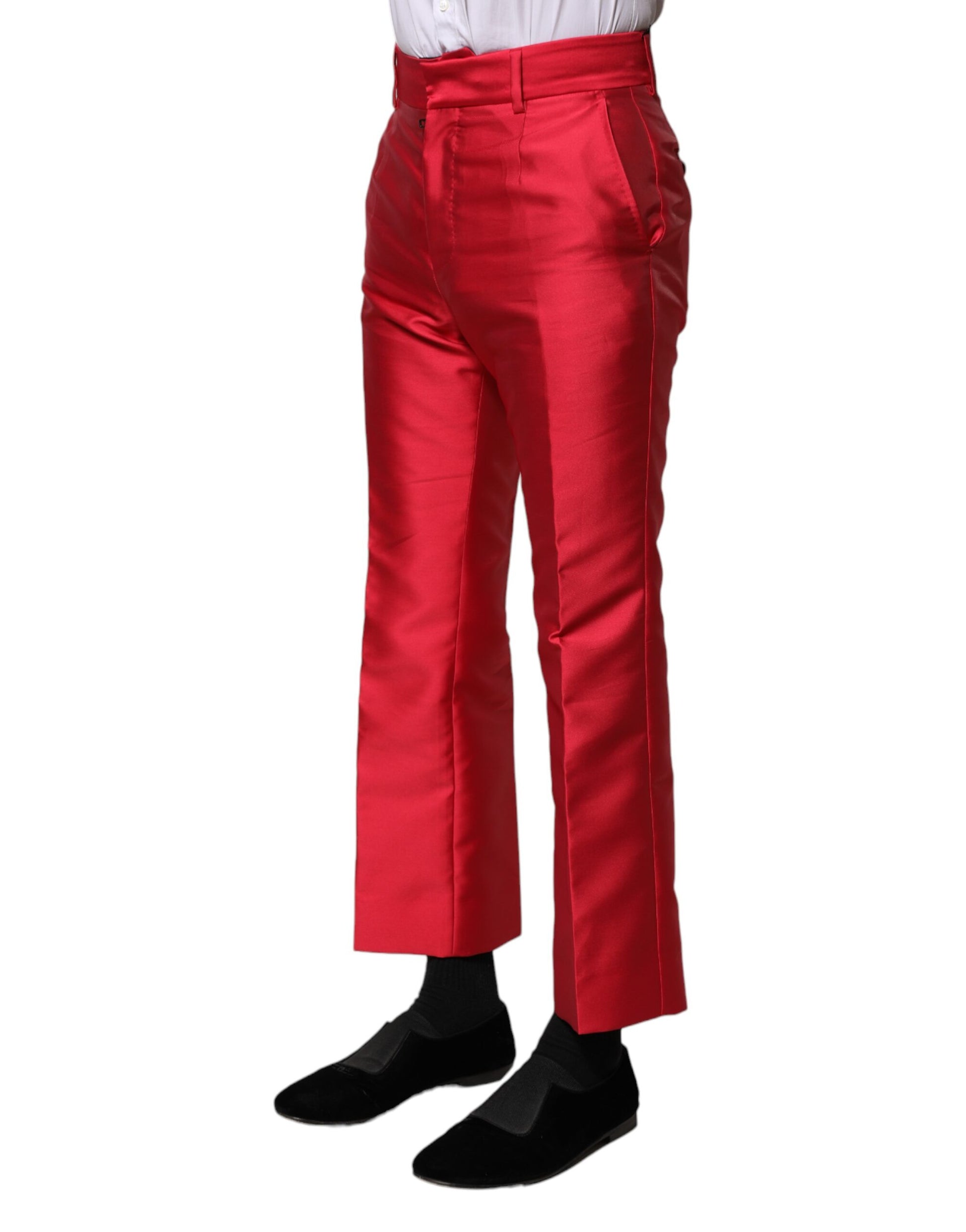 Dolce & Gabbana Red Dress Pants for Men detail view