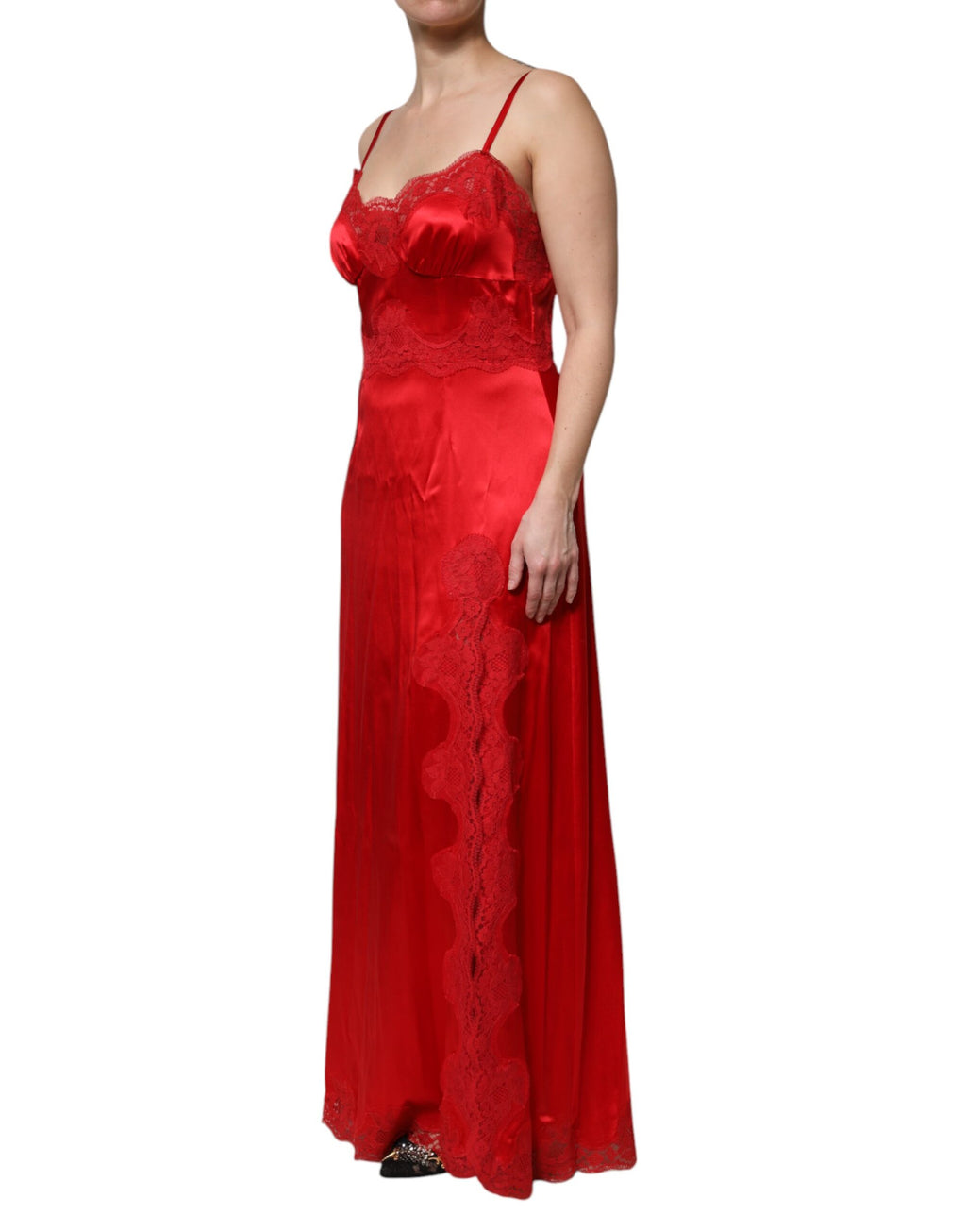 Dolce & Gabbana Red Long Dress for Women detail view
