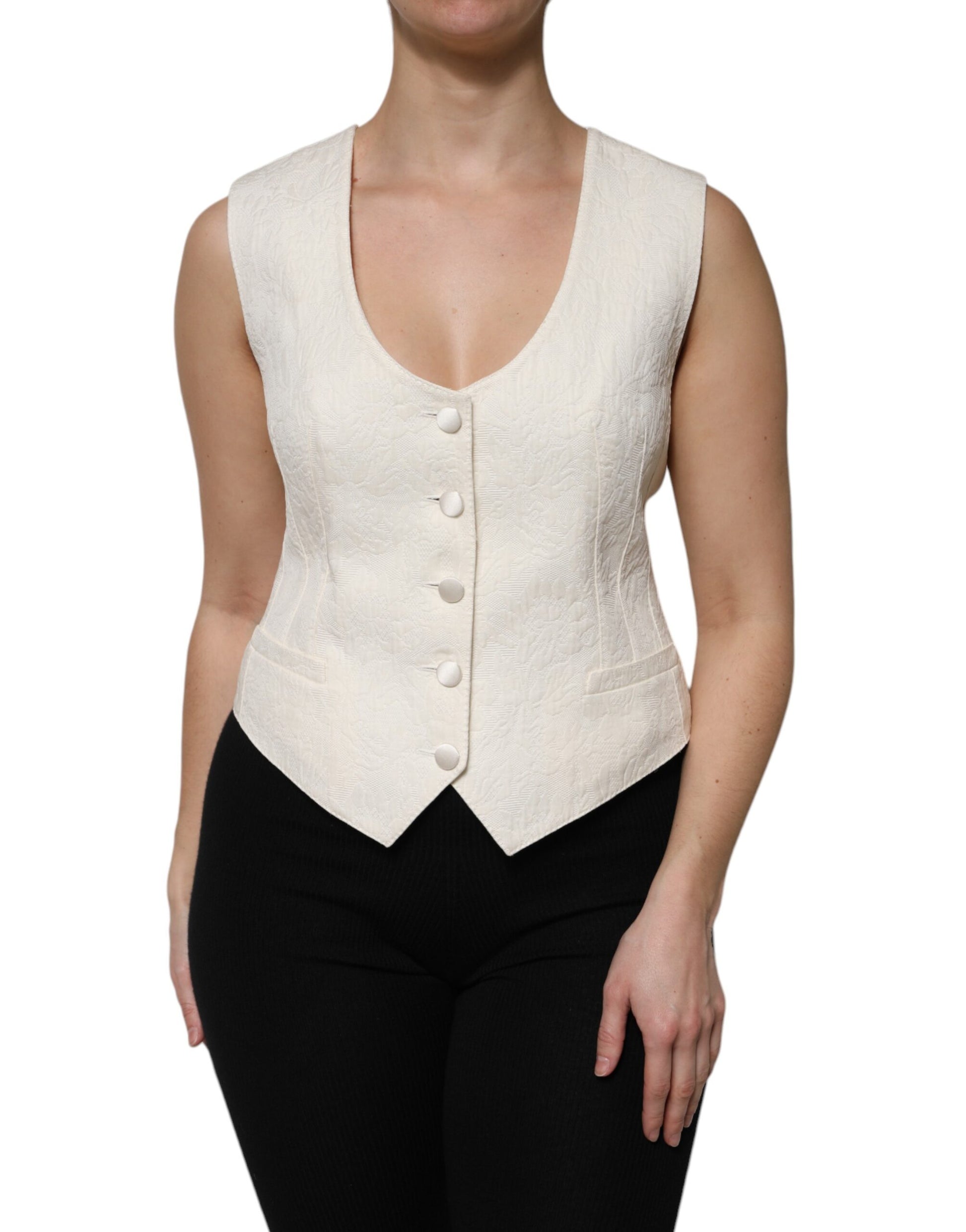Dolce & Gabbana White Waistcoats for Women