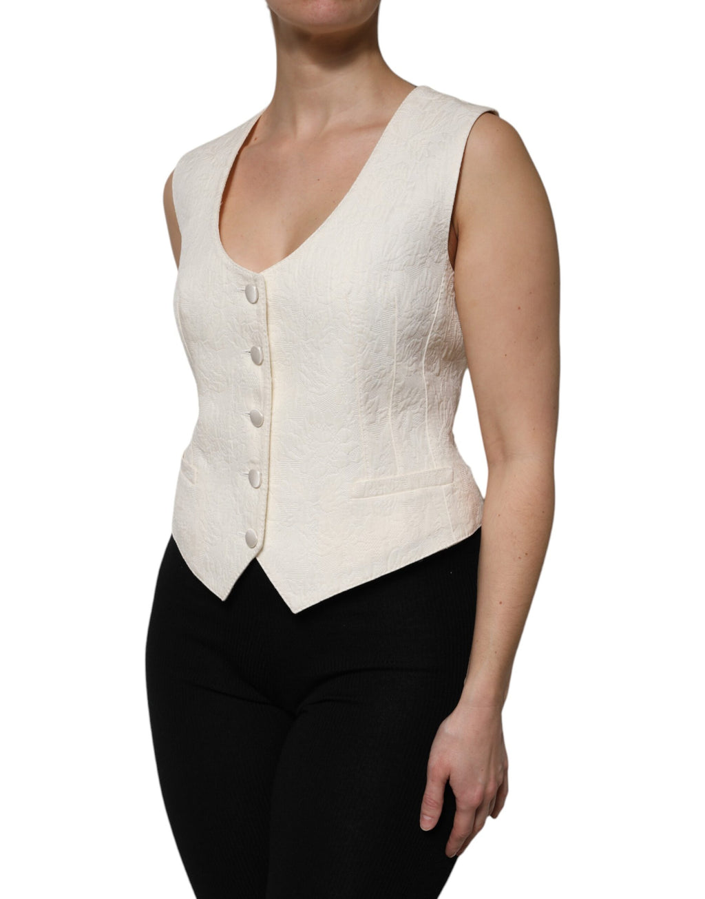 Dolce & Gabbana White Waistcoats for Women detail view