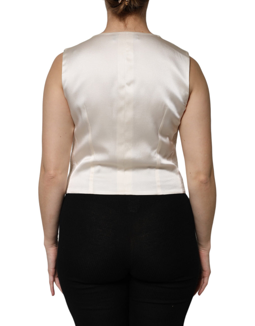 Dolce & Gabbana White Waistcoats for Women side view