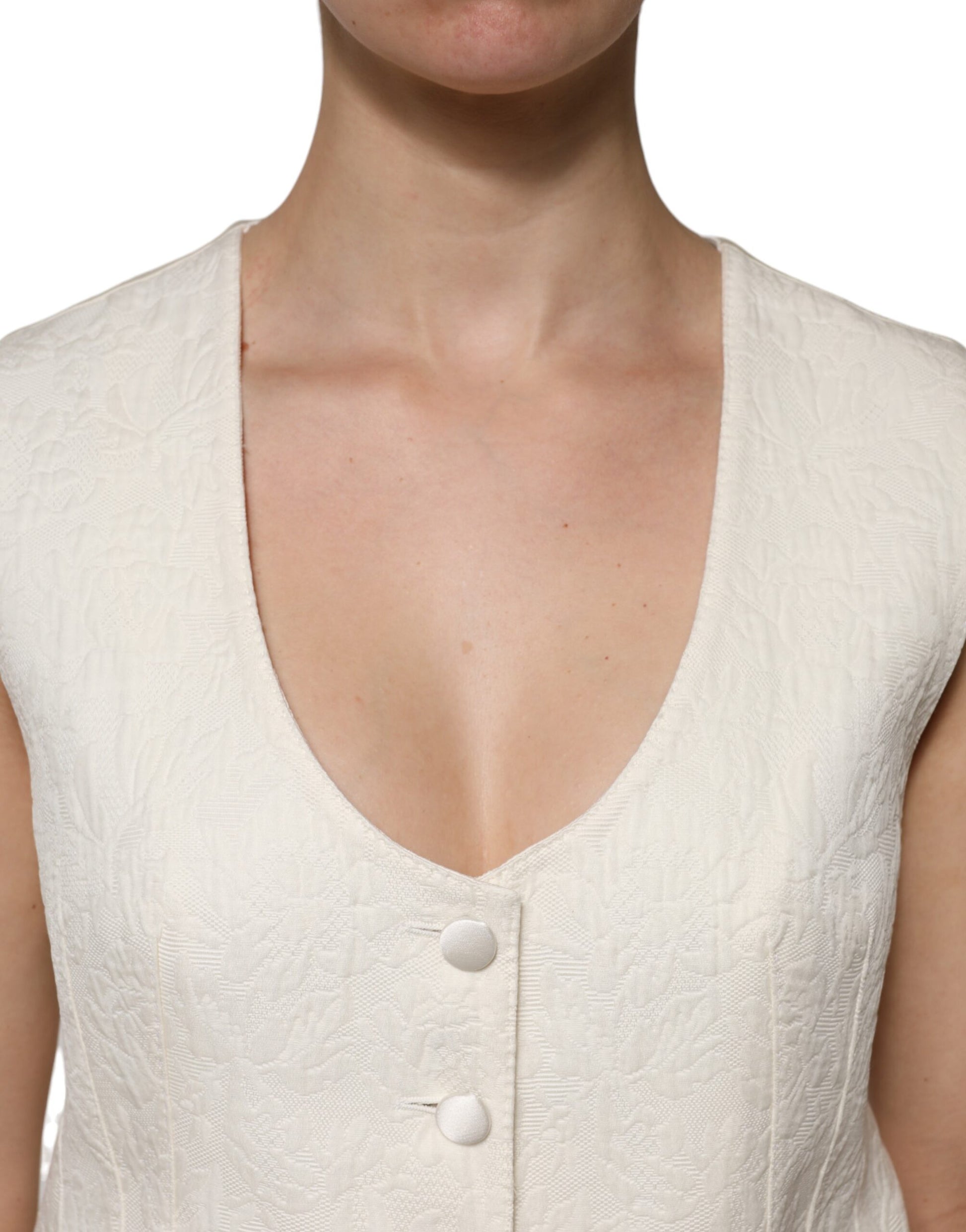 Dolce & Gabbana White Waistcoats for Women additional view