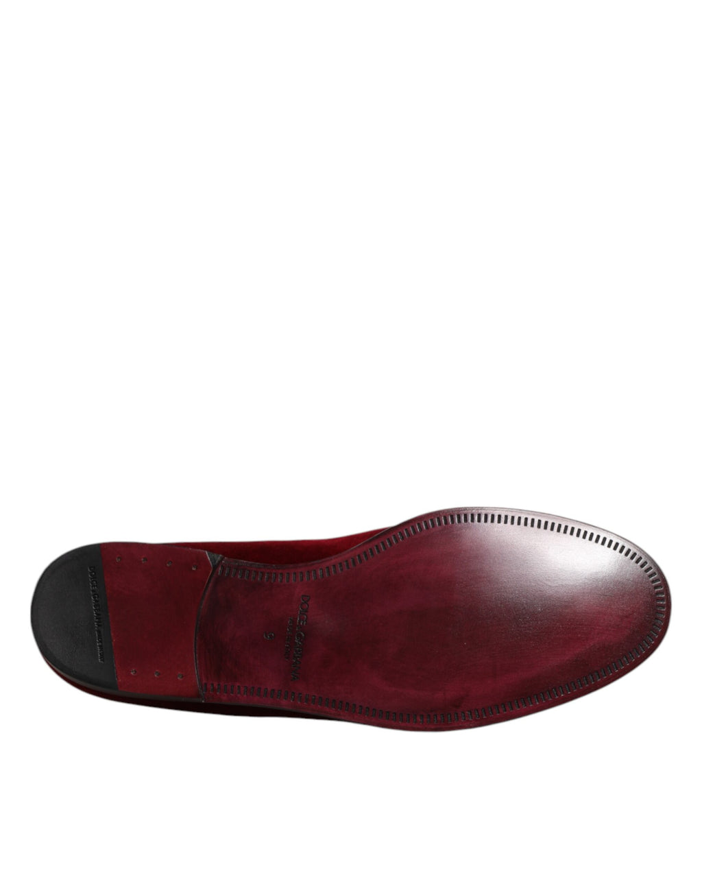 Dolce & Gabbana Red Slip On Loafers for Men additional view