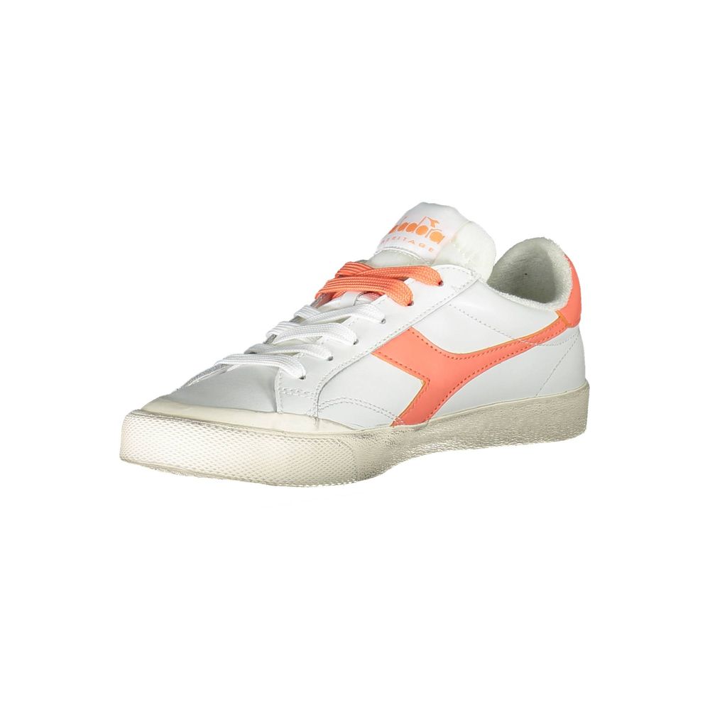 Diadora Damen-Sneaker aus weißem Leder