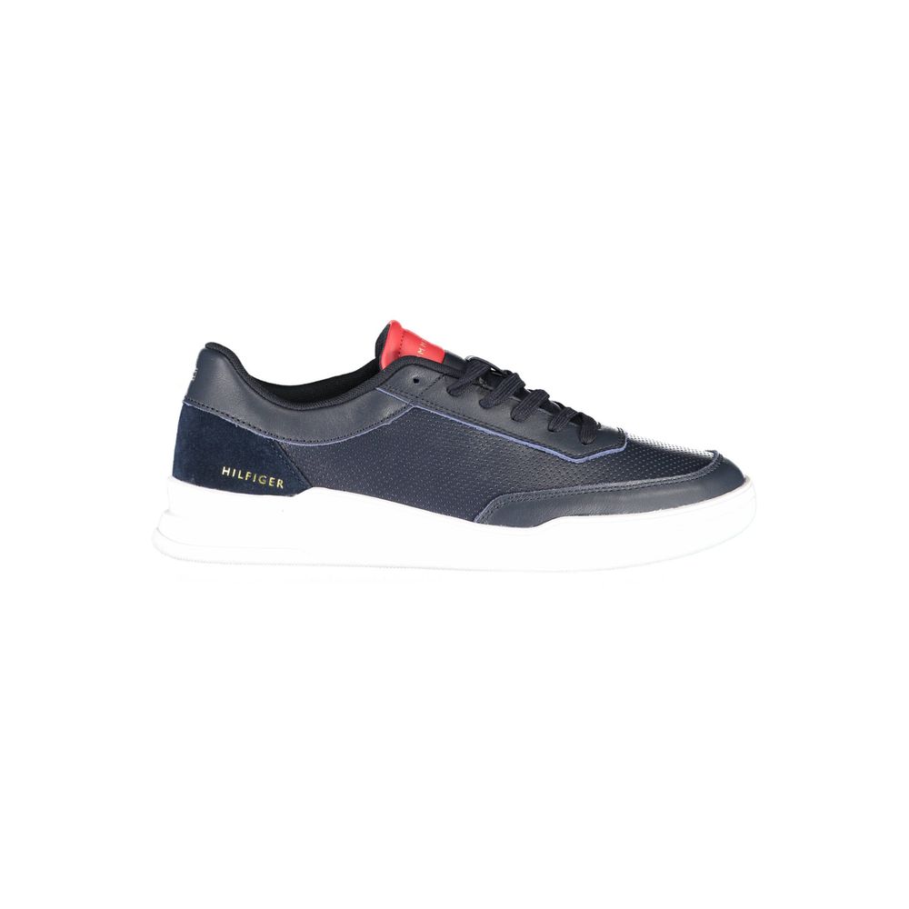 Baskets Tommy Hilfiger en cuir bleu pour homme