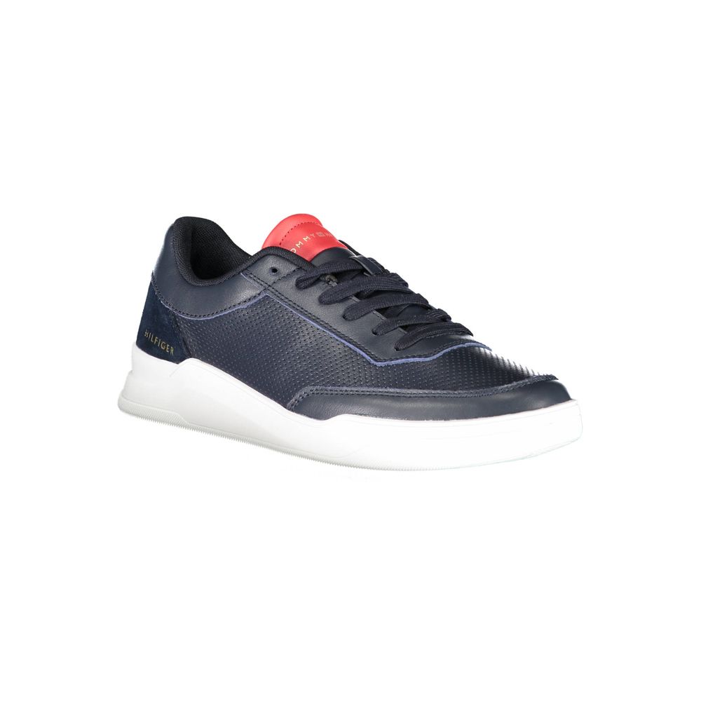 Baskets Tommy Hilfiger en cuir bleu pour homme