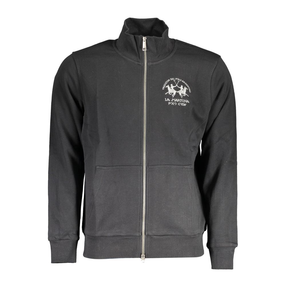 La Martina Black Sweatshirt for Men