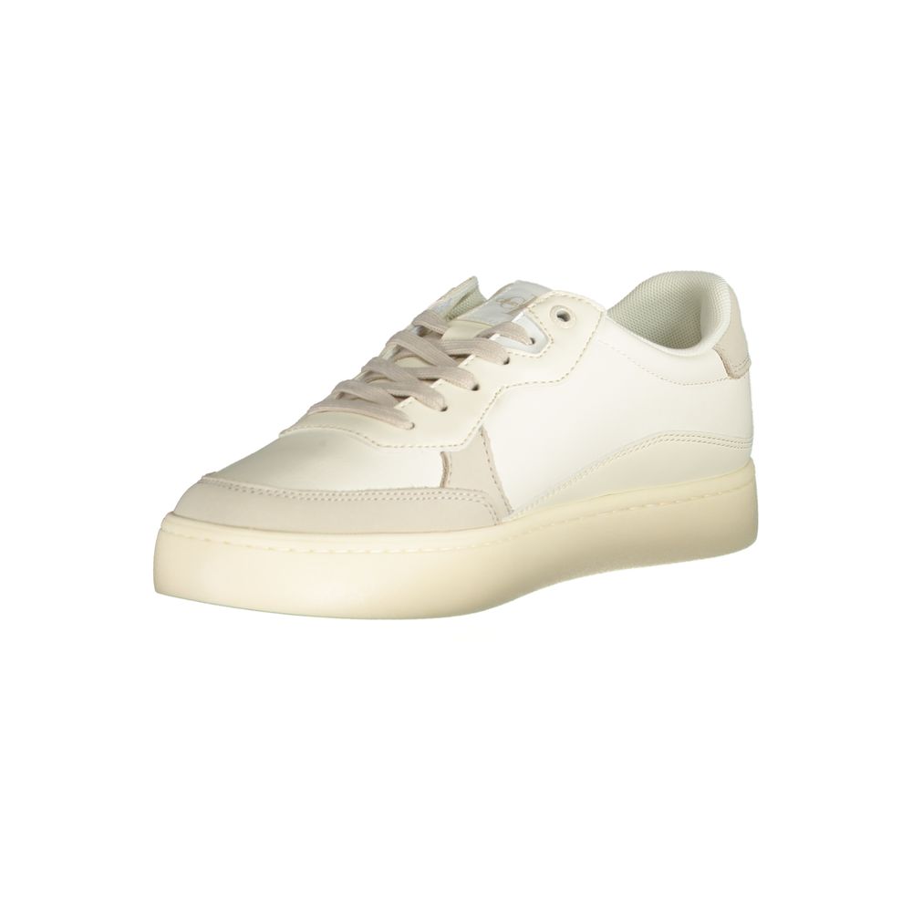 Calvin Klein White Athletic Sneakers for Men detail view