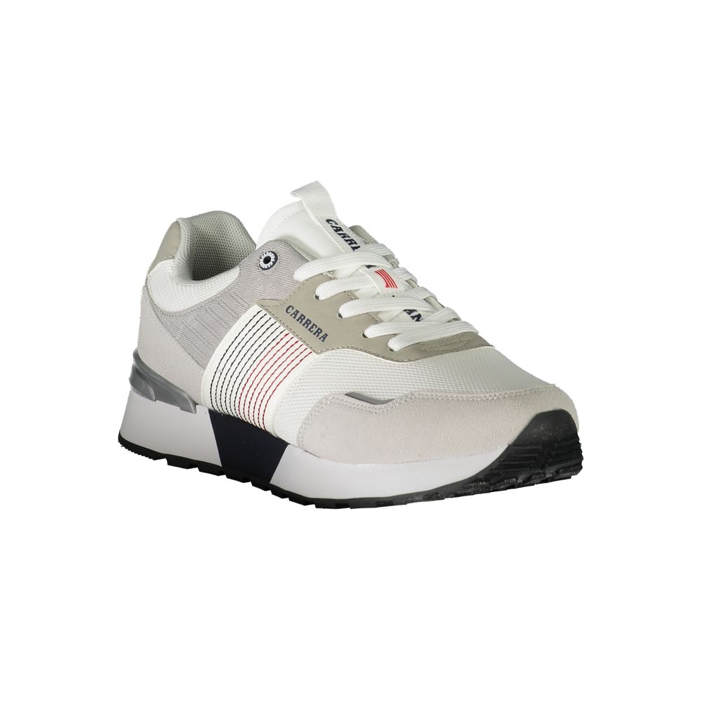 Baskets Carrera blanches en polyester