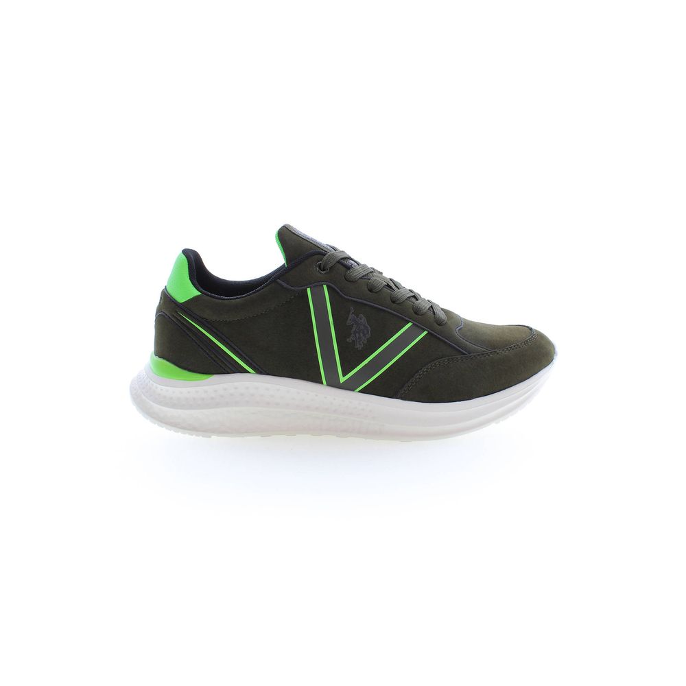 U.S. POLO ASSN. Green Athletic Sneakers for Men