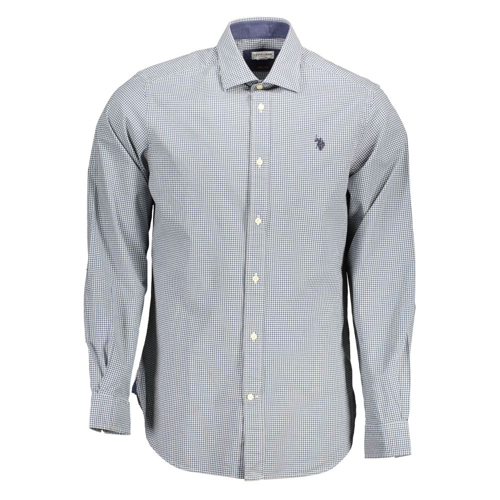 U.S. POLO ASSN. Blue Dress Shirt for Men